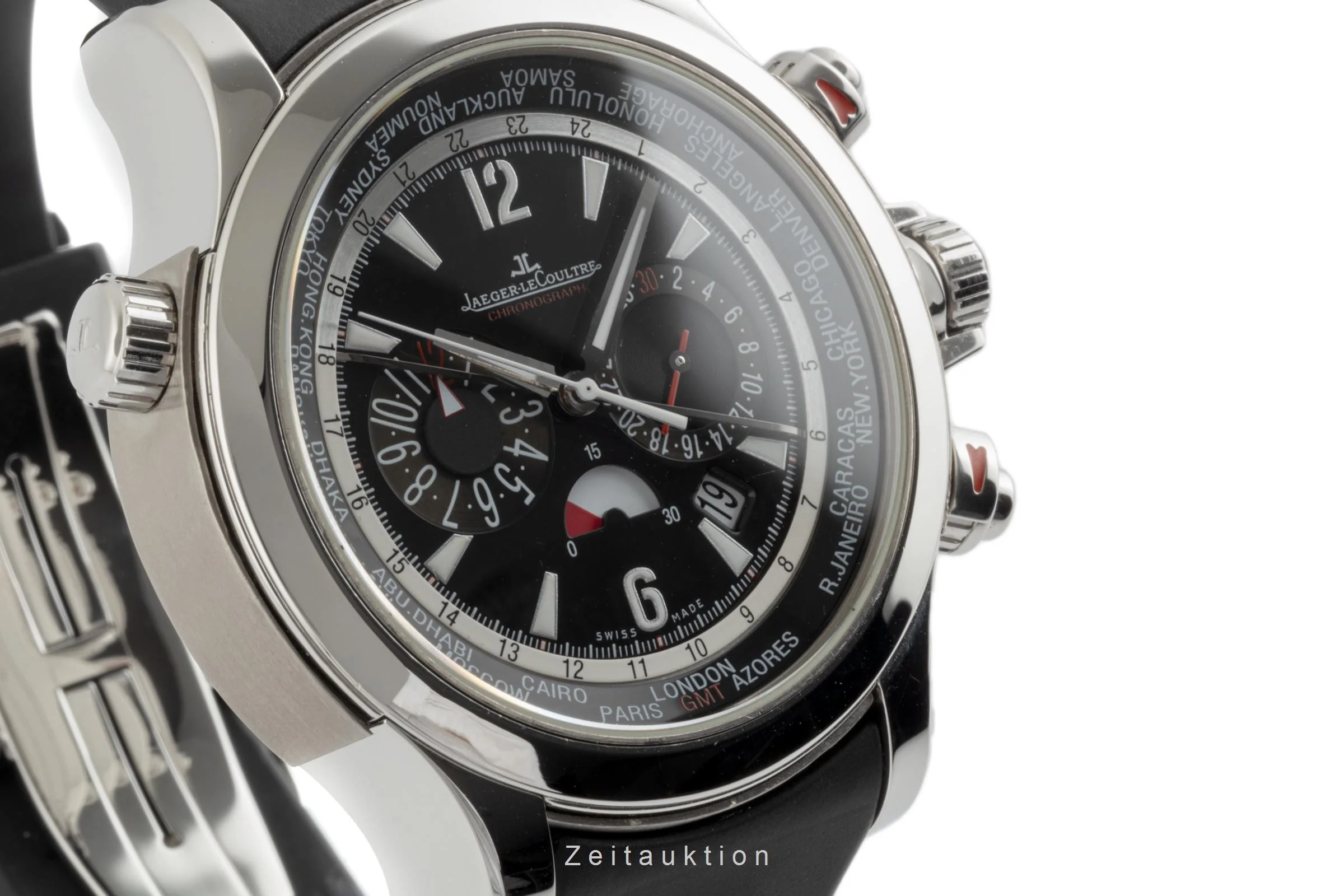 Jaeger LeCoultre Master Compressor chronograph steel / titanium automatic men's watch 150.8.22  [2301864] - Image 11