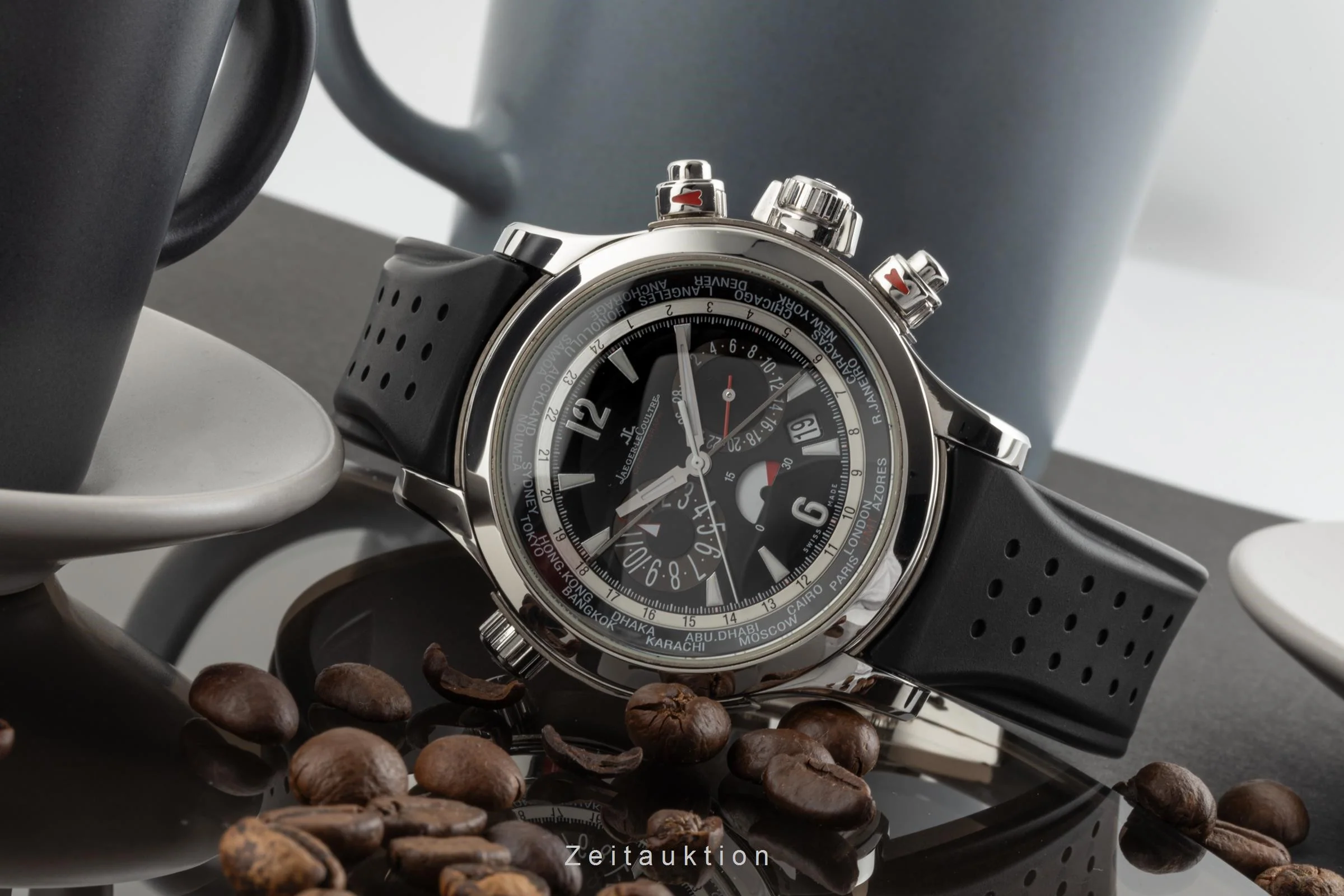 Jaeger LeCoultre Master Compressor chronograph steel / titanium automatic men's watch 150.8.22  [2301864] - Image 2