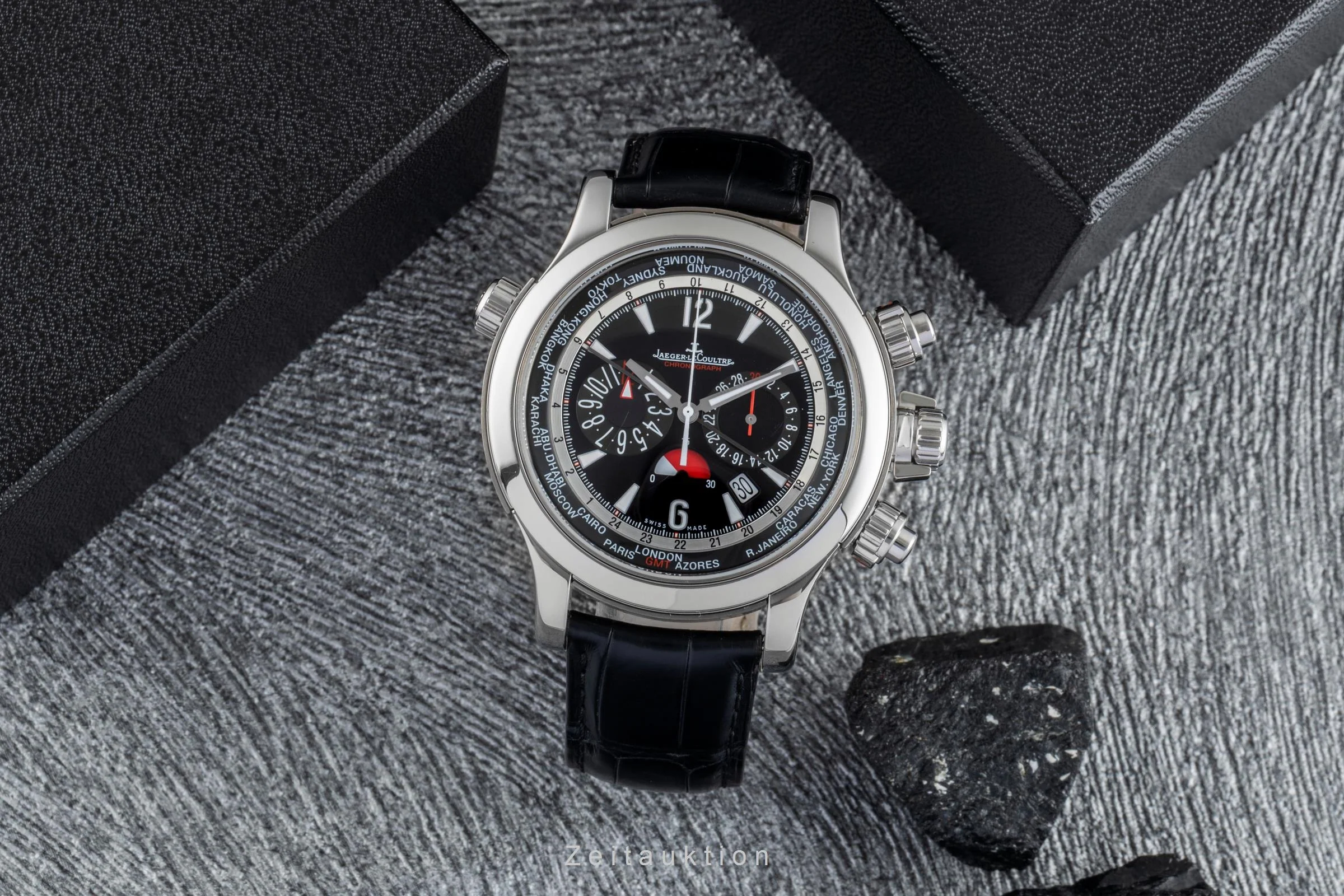 Jaeger LeCoultre Master Compressor chronograph steel / titanium automatic men's watch 150.8.22  [2600297] - Image 4
