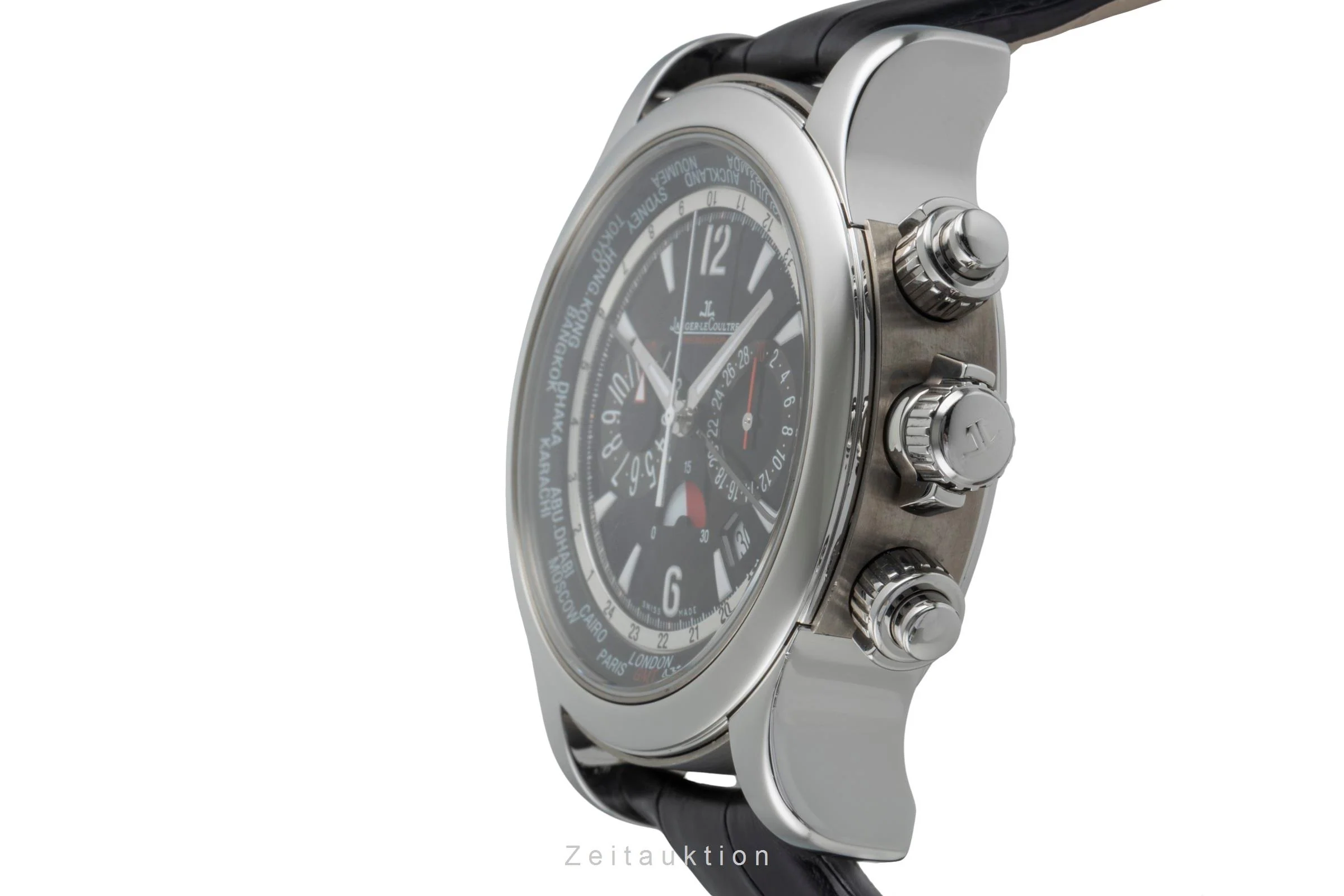 Jaeger LeCoultre Master Compressor chronograph steel / titanium automatic men's watch 150.8.22  [2600297] - Image 7