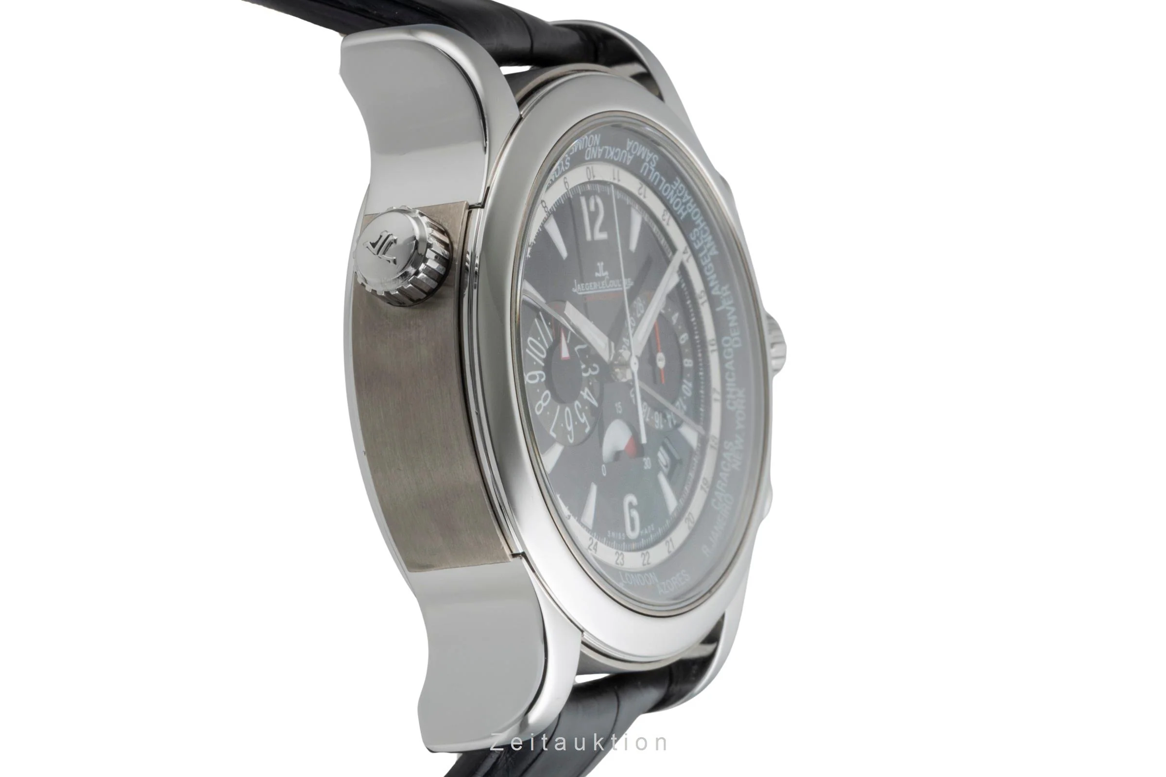Jaeger LeCoultre Master Compressor chronograph steel / titanium automatic men's watch 150.8.22  [2600297] - Image 8