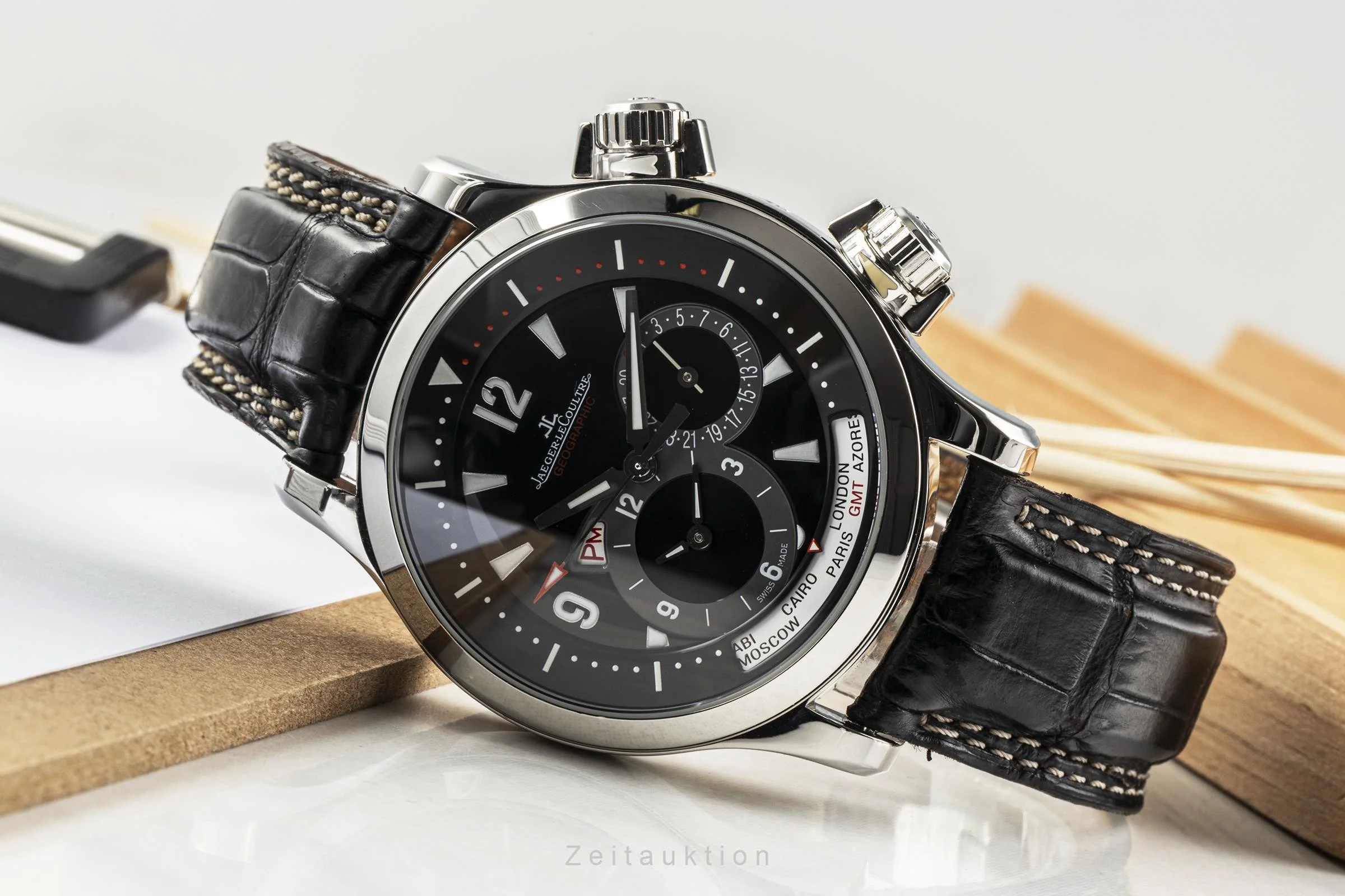 Jaeger LeCoultre Master Compressor steel automatic men's watch 146.8.83/1  [2303397] - Image 2