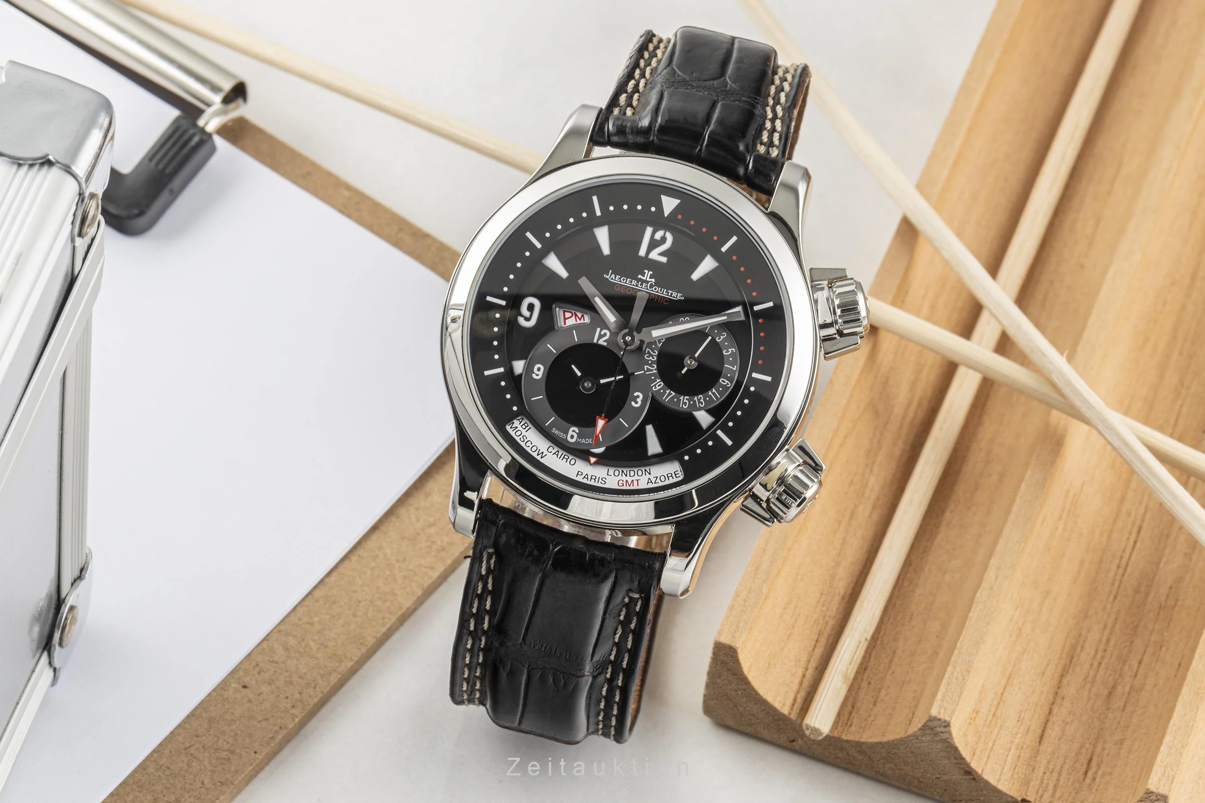 Jaeger LeCoultre Master Compressor steel automatic men's watch 146.8.83/1  [2303397] - Image 3