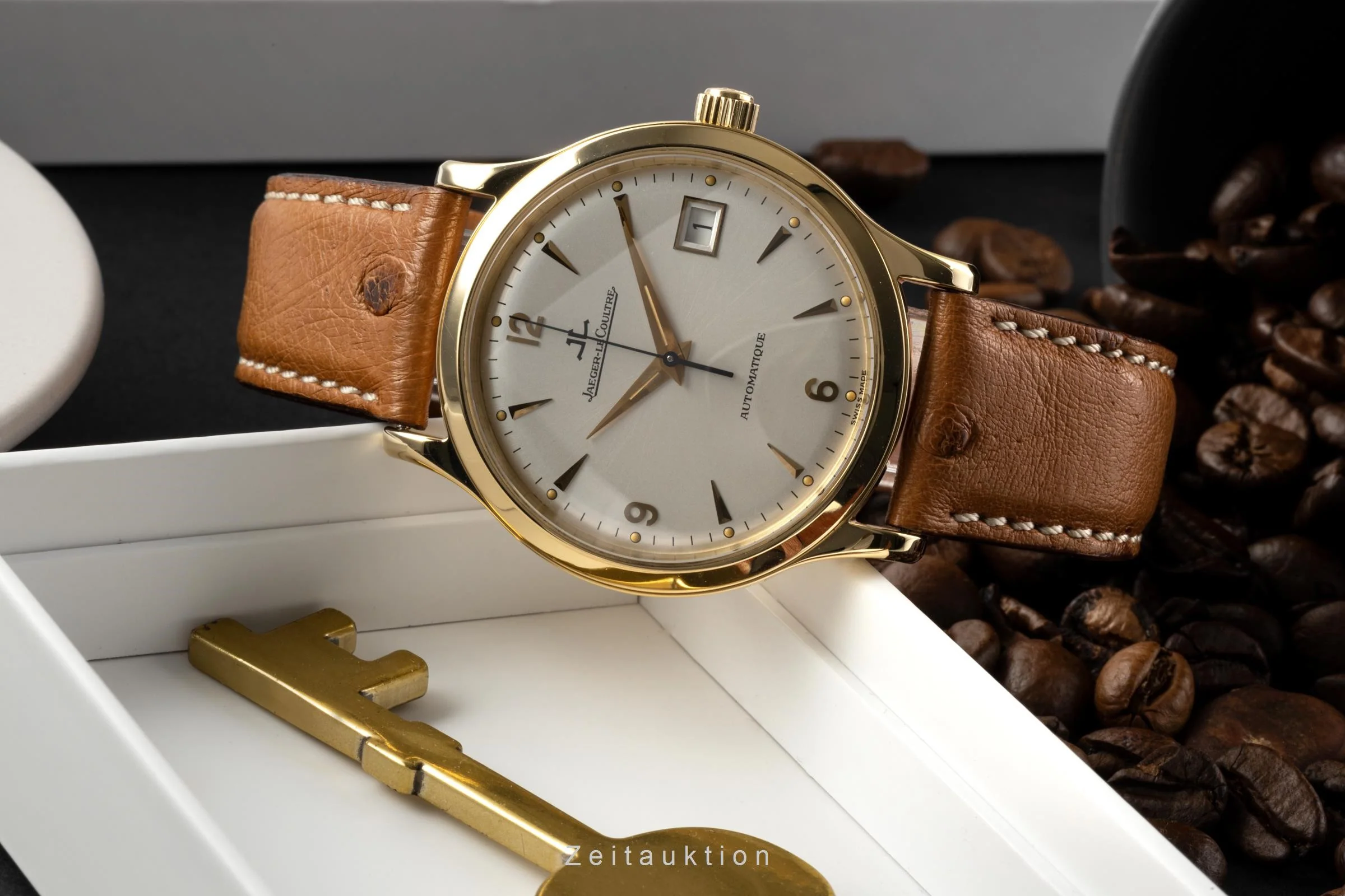Jaeger LeCoultre Master Control 18 ct gold automatic men's watch 140.1.89 LP: 0EUR  [2301538] - Image 2