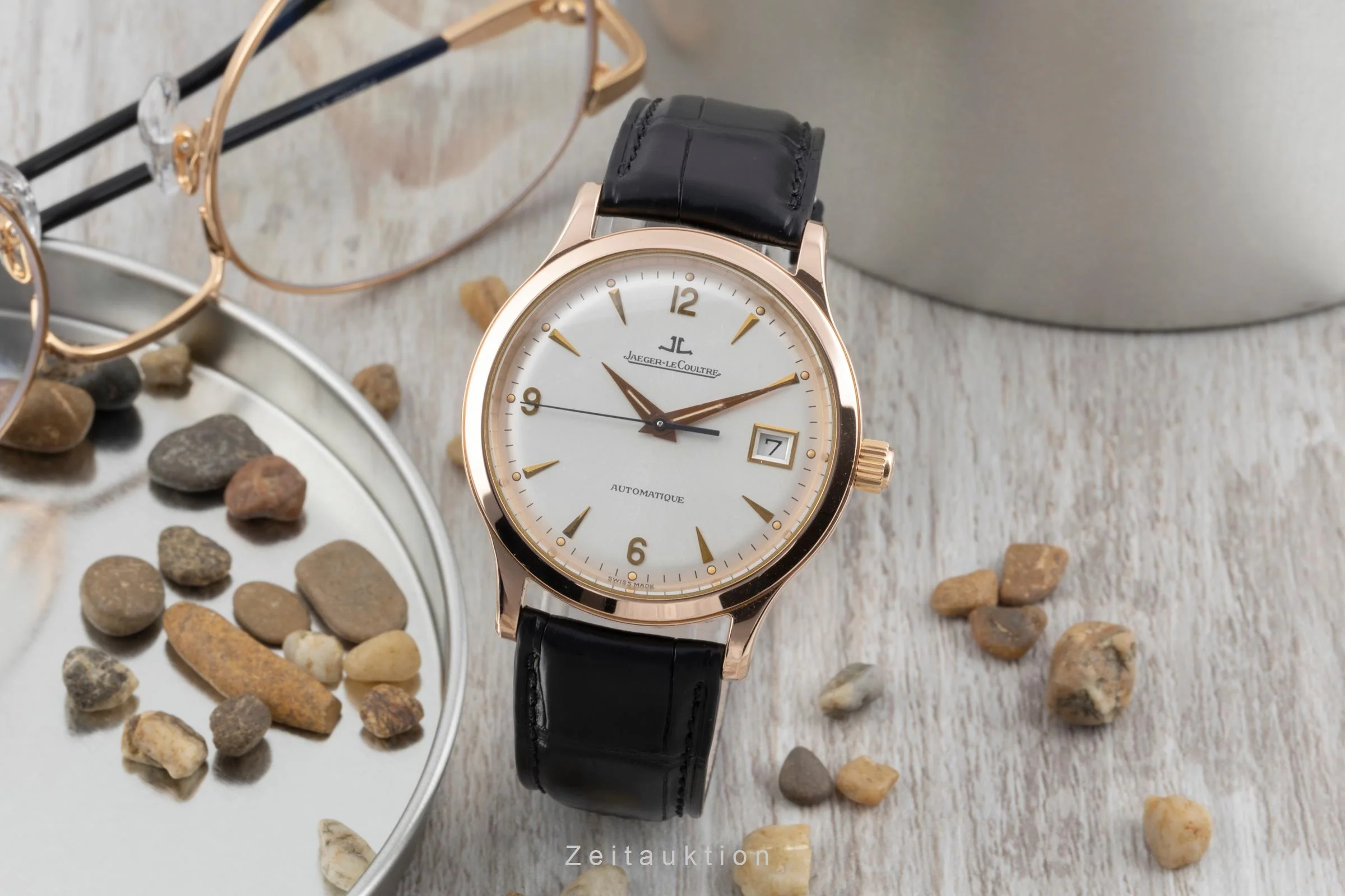 Jaeger LeCoultre Master Control 18 ct gold automatic men's watch 140.2.89  [2505209] - Image 4
