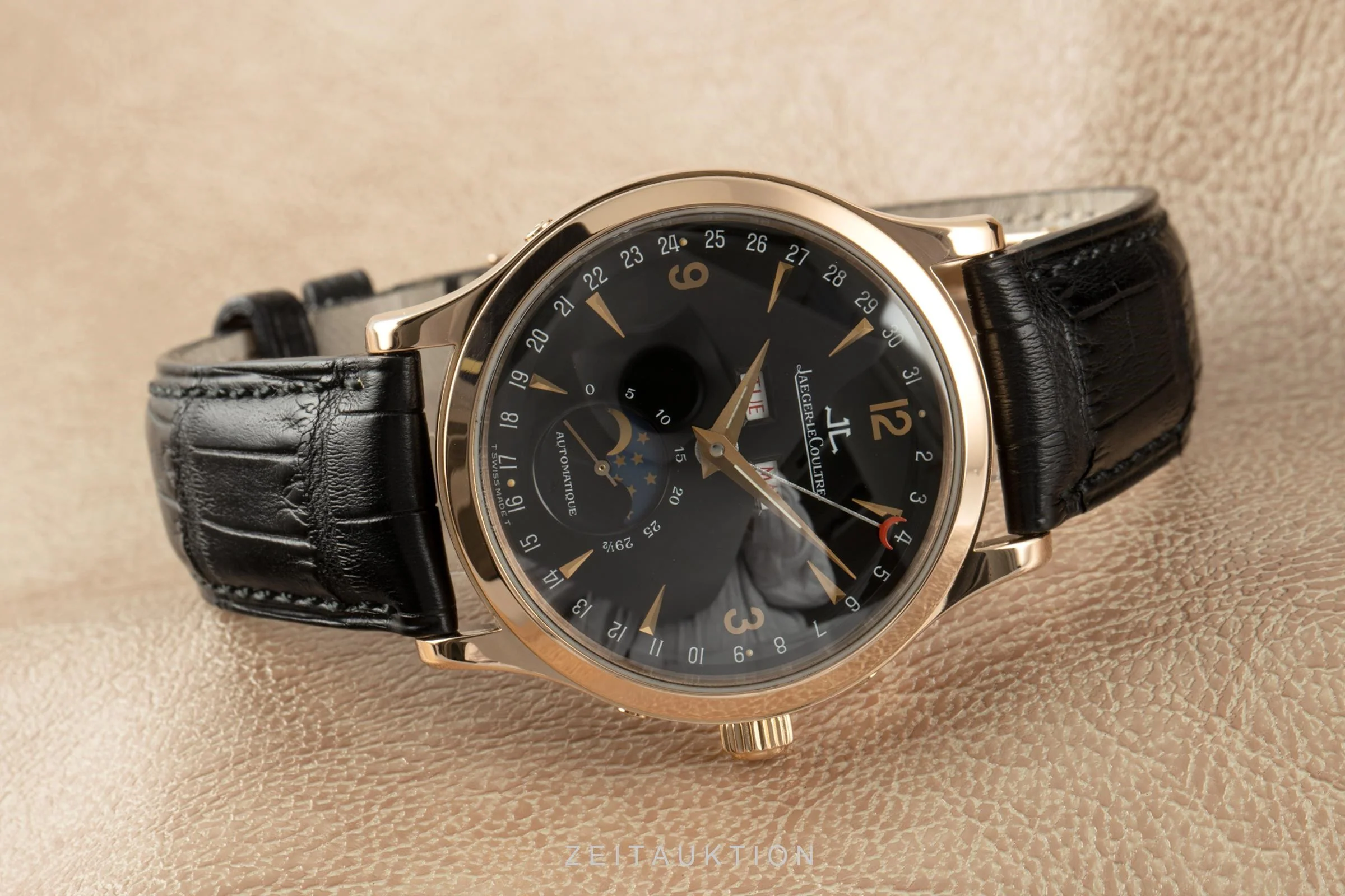 Jaeger LeCoultre Master Control 18 ct gold automatic men's watch 140.2.98.S  [2102277] - Image 2