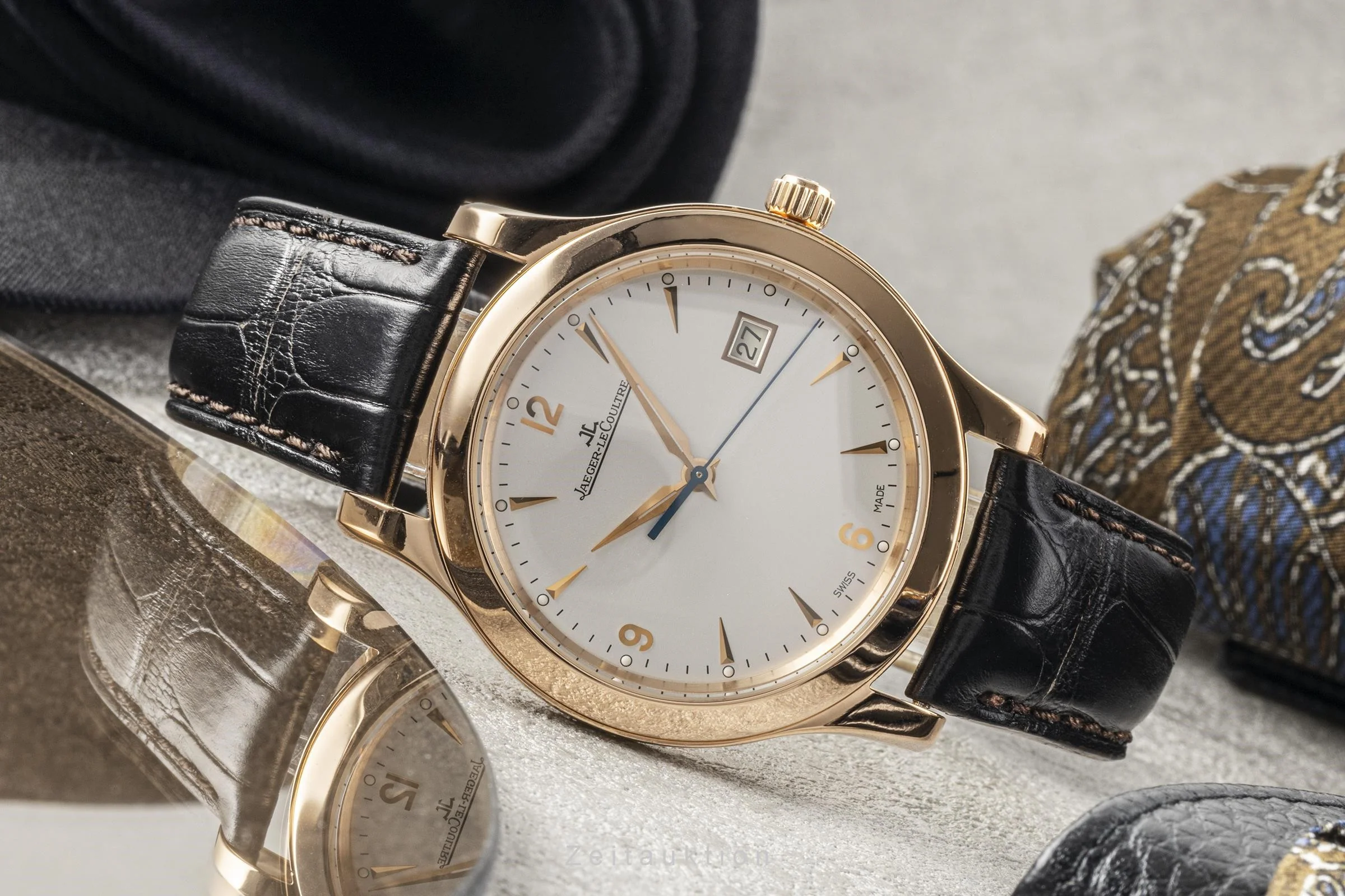 Jaeger LeCoultre Master Control 18 ct red gold automatic men's watch Q1392420, 147.2.37.S  [2301297] - Image 2