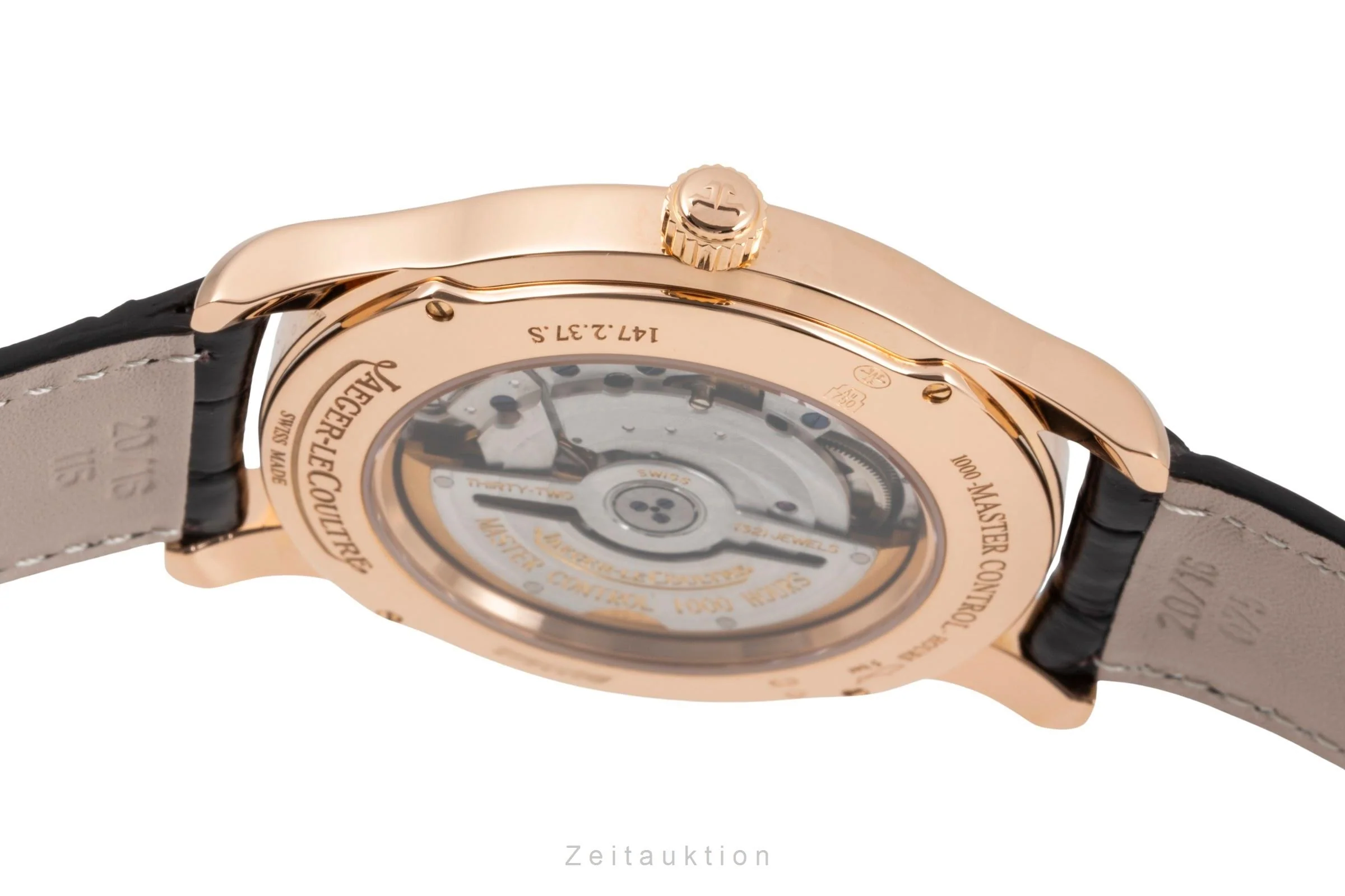 Jaeger LeCoultre Master Control 18 ct red gold automatic men's watch Q1392420, 147.2.37.S  [2505420] - Image 12