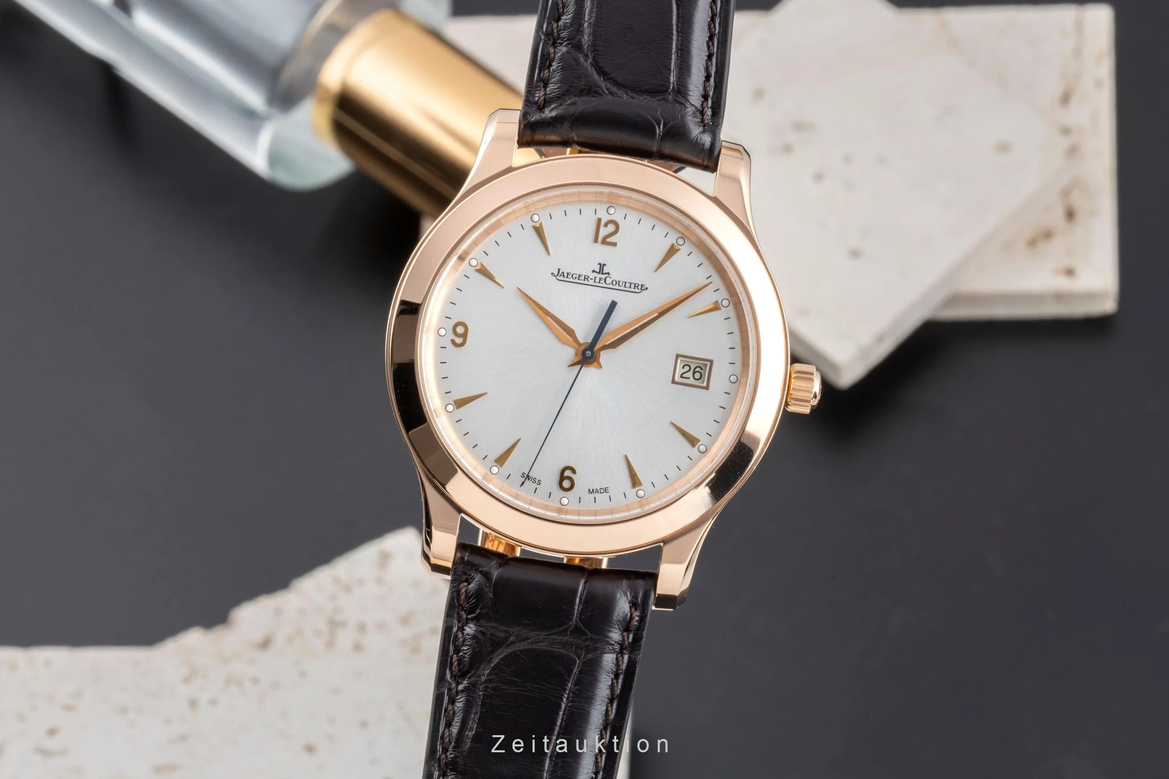 Jaeger LeCoultre Master Control 18 ct red gold automatic men's watch Q1392420, 147.2.37.S  [2505420] - Image 2