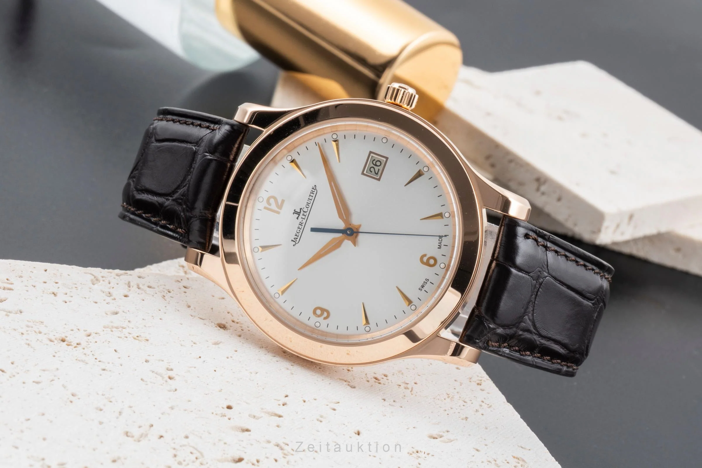 Jaeger LeCoultre Master Control 18 ct red gold automatic men's watch Q1392420, 147.2.37.S  [2505420] - Image 3