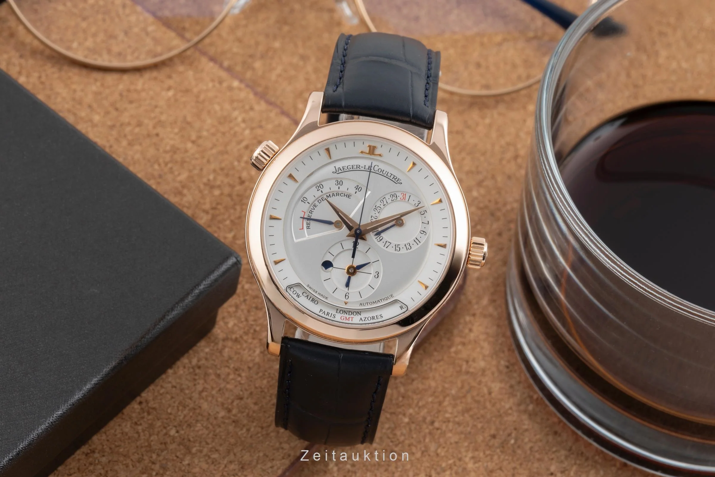 Jaeger LeCoultre Master Control 18 ct red gold automatic men's watch Q1422420, 142.2.92  [2505419] - Image 4