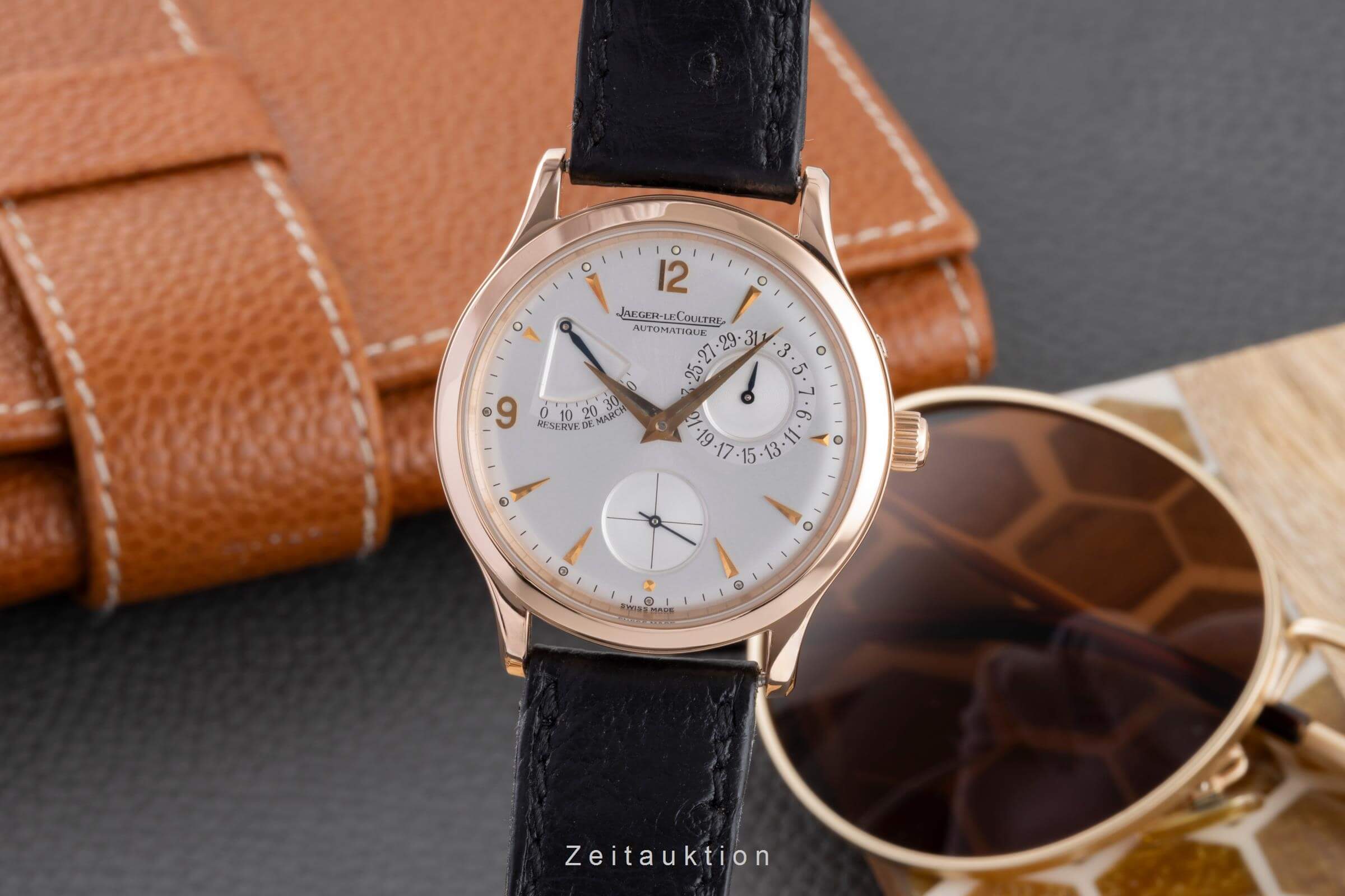 Jaeger LeCoultre Master Control 18 ct red gold automatic men's watch Q1482420, 140.2.93  [2501065] - Image 2