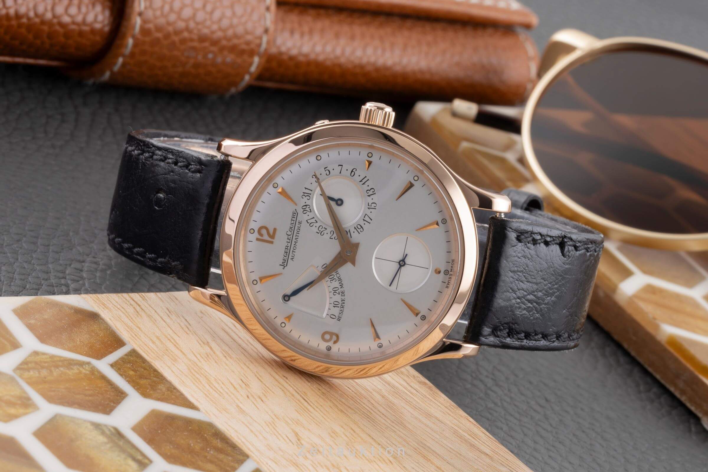 Jaeger LeCoultre Master Control 18 ct red gold automatic men's watch Q1482420, 140.2.93  [2501065] - Image 3