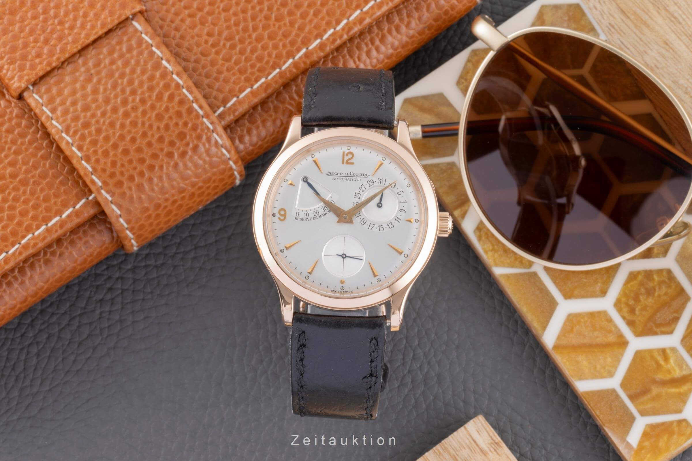 Jaeger LeCoultre Master Control 18 ct red gold automatic men's watch Q1482420, 140.2.93  [2501065] - Image 4