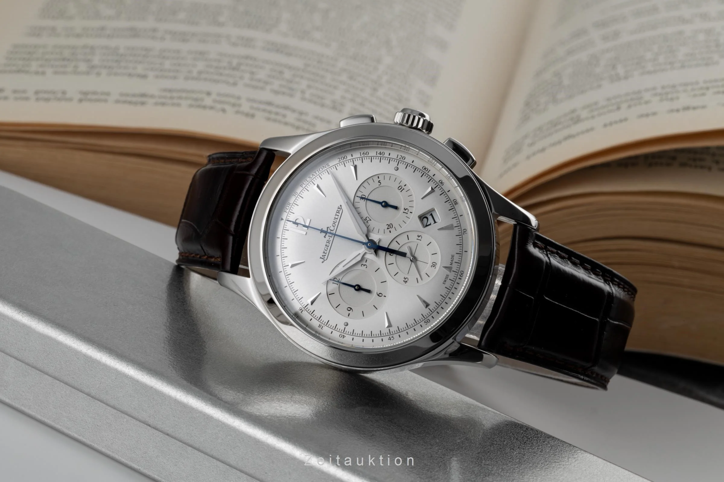 Jaeger LeCoultre Master Control chronograph steel automatic men's watch 174.8.C1. Q1538420  [2300736] - Image 2