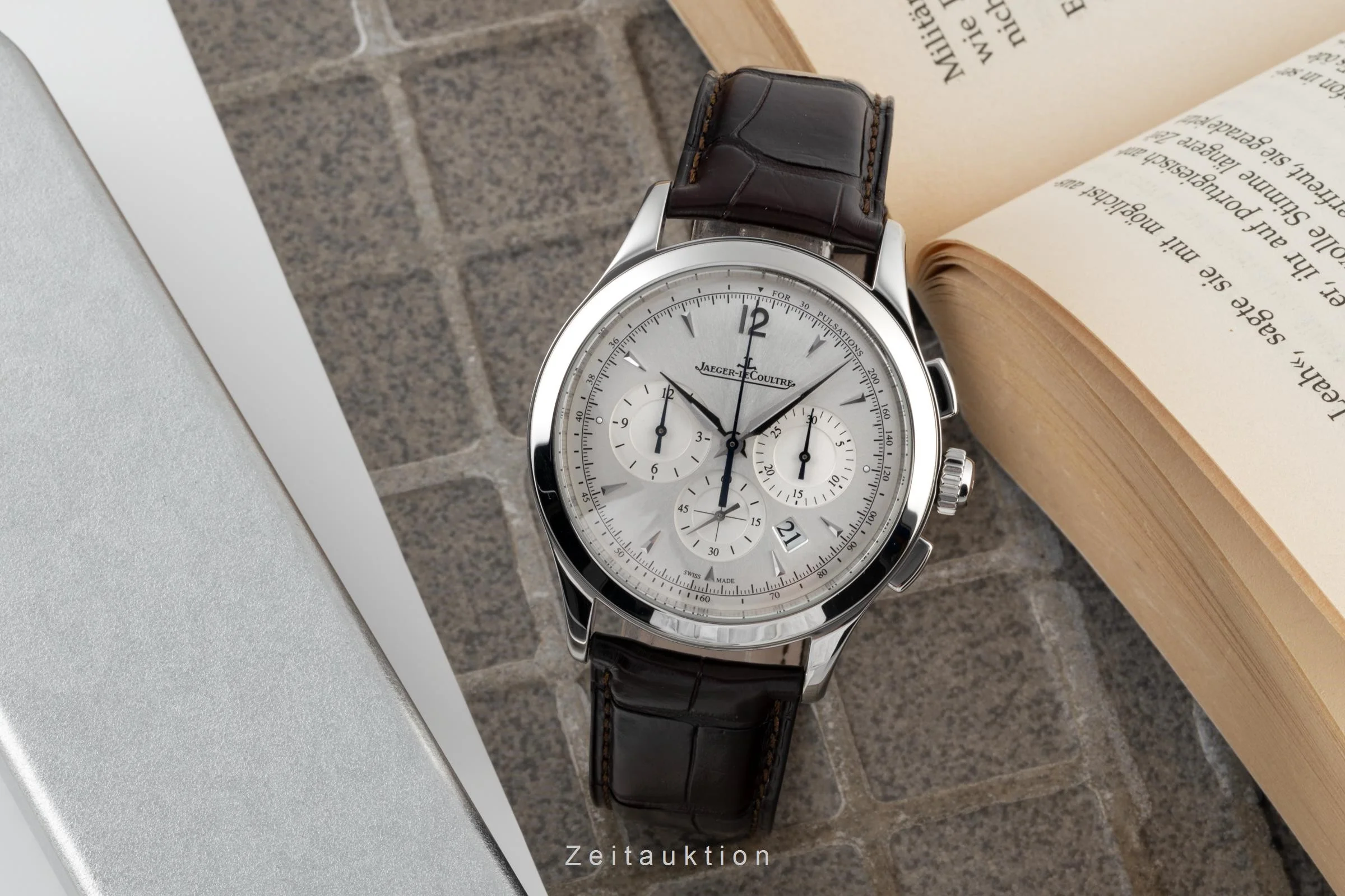 Jaeger LeCoultre Master Control chronograph steel automatic men's watch 174.8.C1. Q1538420  [2300736] - Image 3