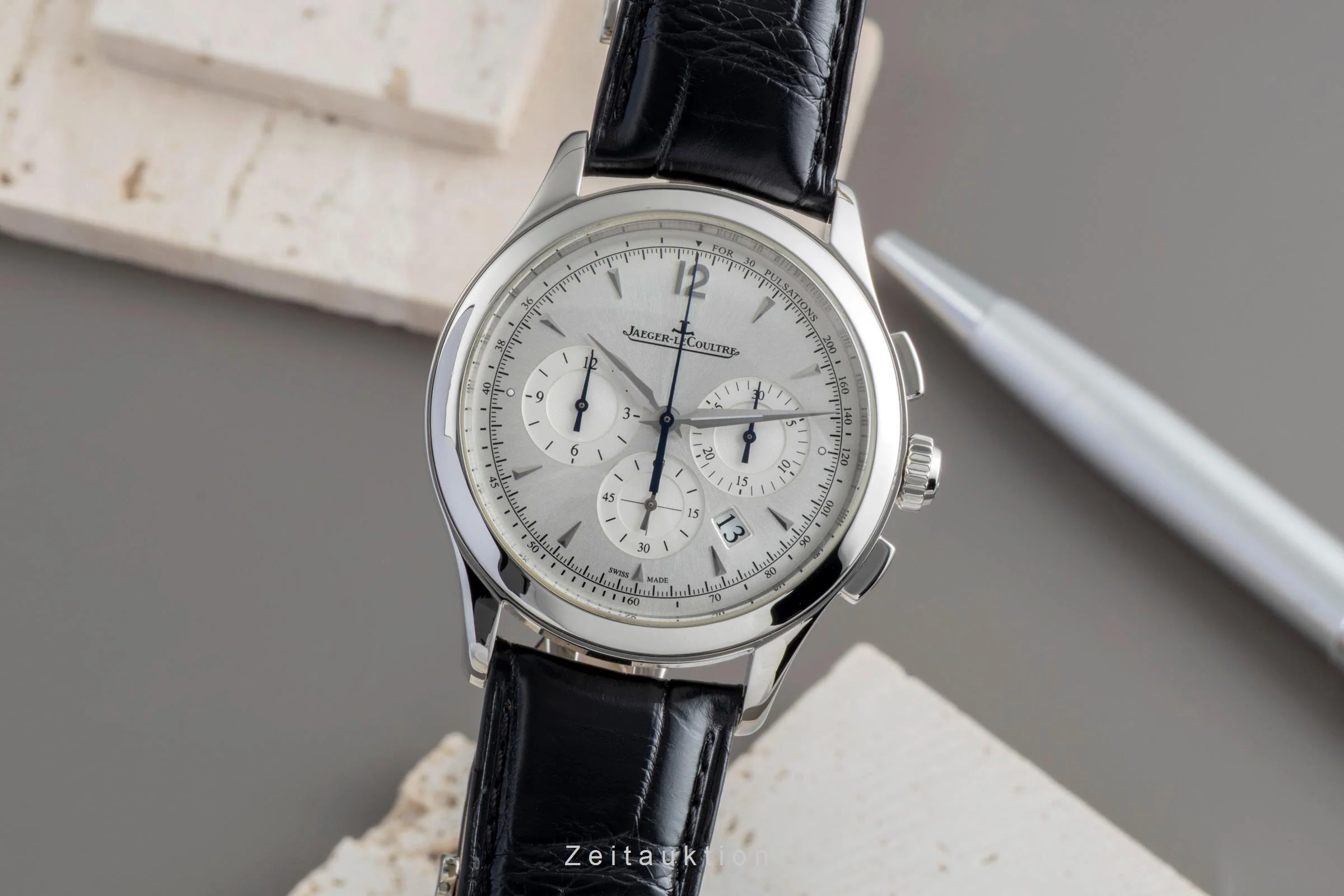 Jaeger LeCoultre Master Control chronograph steel automatic men's watch Q1538420  ,174.8.C1  [2506720] - Image 2