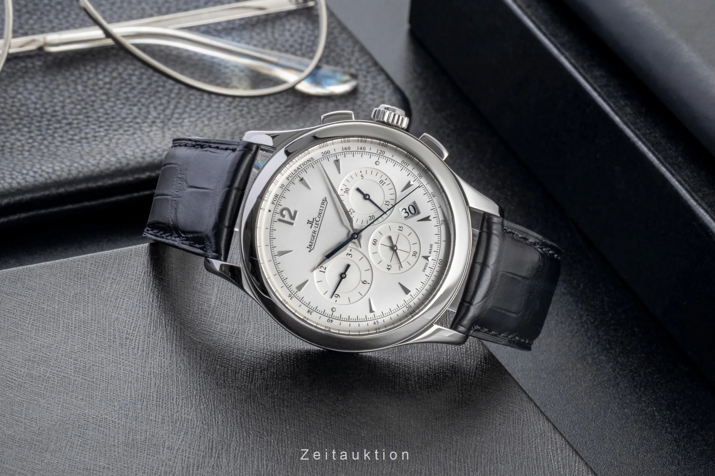 Jaeger LeCoultre Master Control chronograph steel automatic men's watch Q1538420,  174.8.C1  [2600942] - Image 3