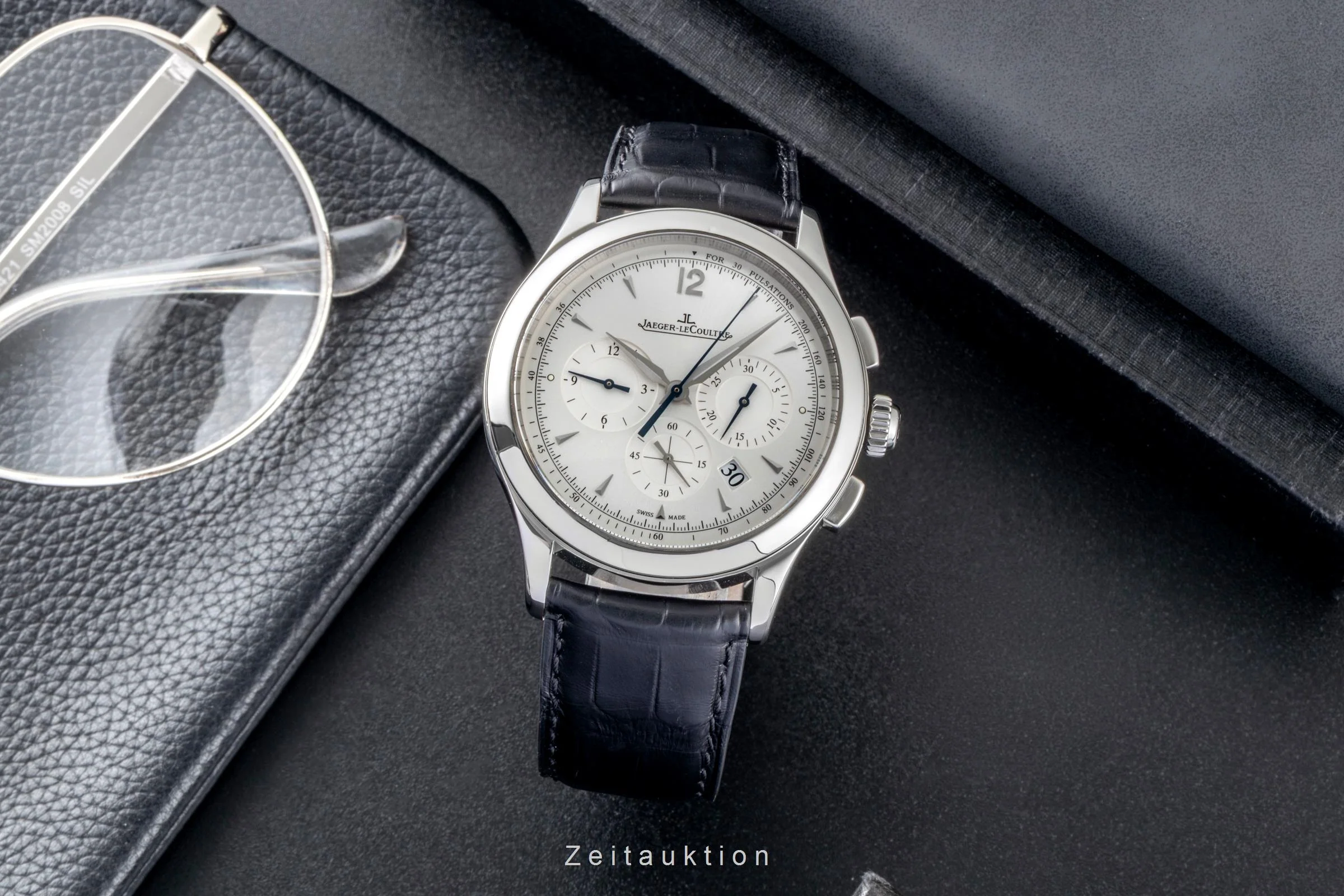 Jaeger LeCoultre Master Control chronograph steel automatic men's watch Q1538420,  174.8.C1  [2600942] - Image 4