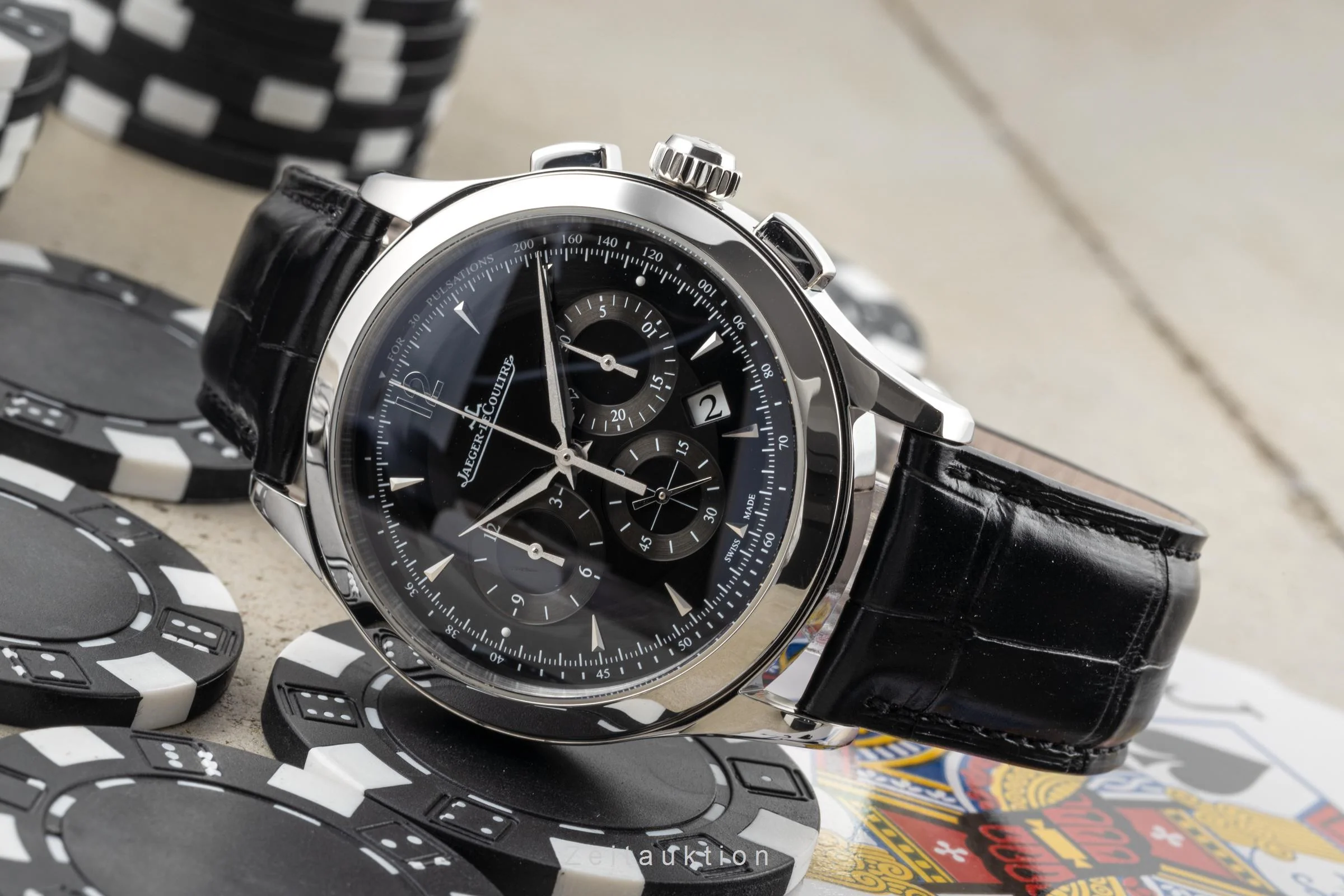 Jaeger LeCoultre Master Control chronograph steel automatic men's watch Q1538470, 174.8.C1  [2302567] - Image 2
