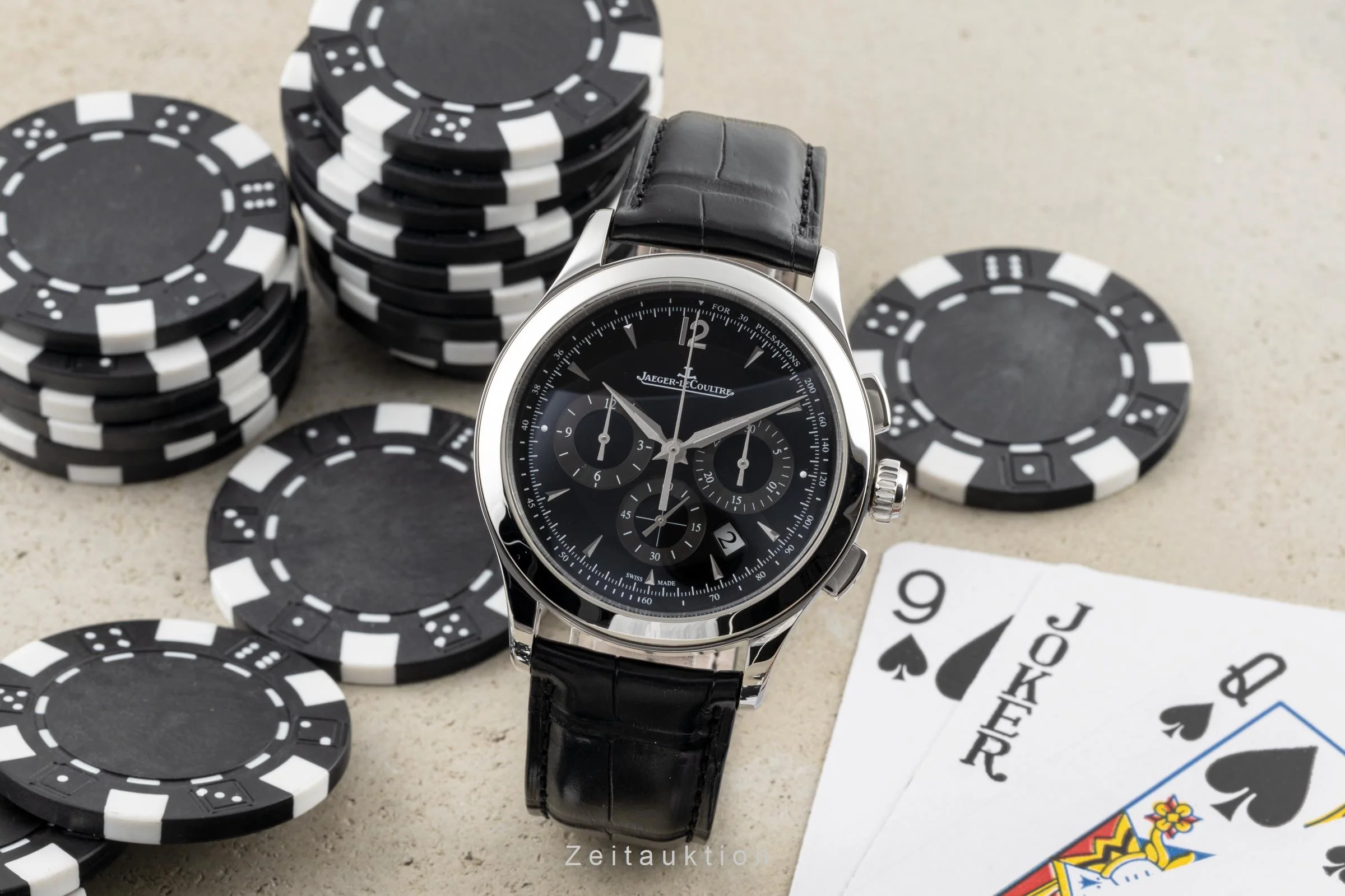 Jaeger LeCoultre Master Control chronograph steel automatic men's watch Q1538470, 174.8.C1  [2302567] - Image 3
