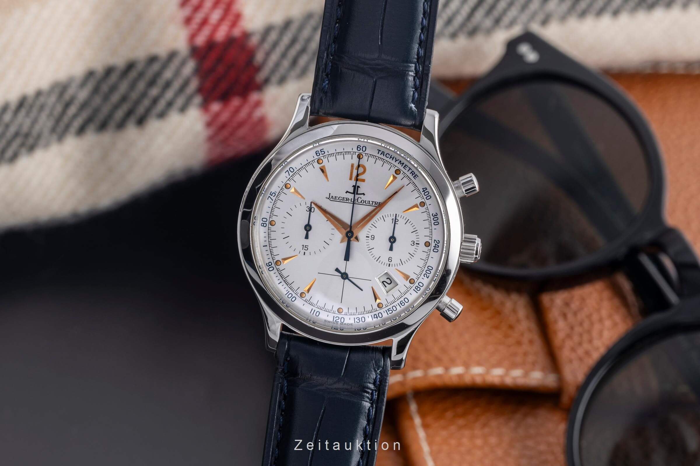 Jaeger LeCoultre Master Control chronograph steel quartz men's watch 145.8.31  [2501393] - Image 2