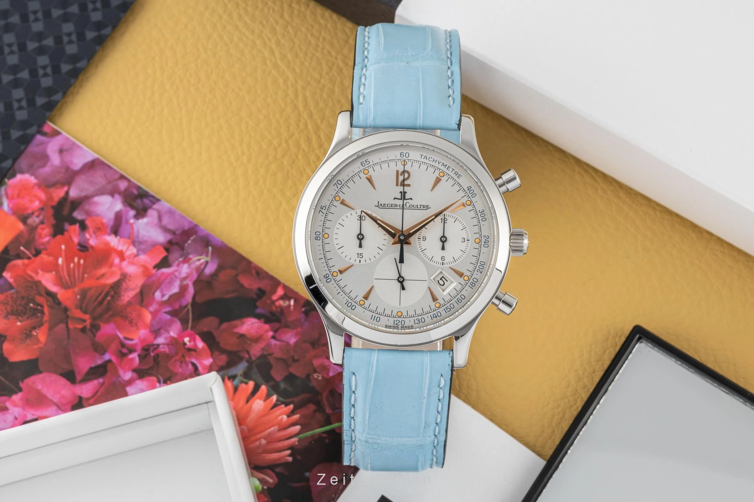 Jaeger LeCoultre Master Control chronograph steel quartz unisex 145.8.31, 145.840.312.B  [2305252] - Image 3