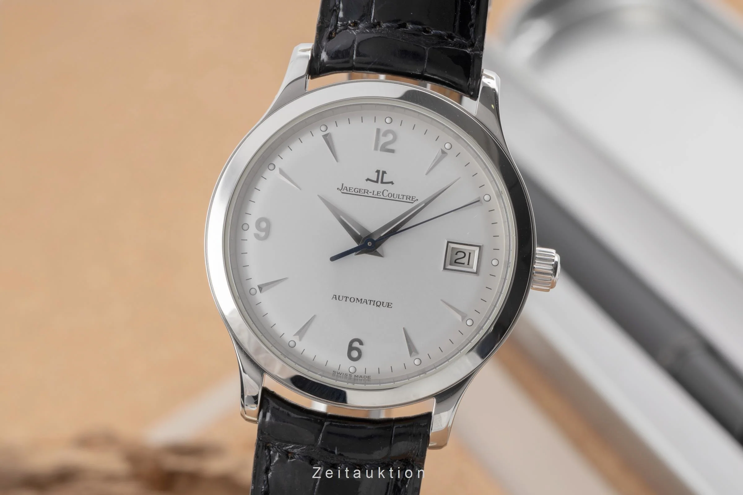 Jaeger LeCoultre Master Control steel automatic men's watch Q1408420, 140.8.89 LP: 10300EUR  [2504396] - Image 2