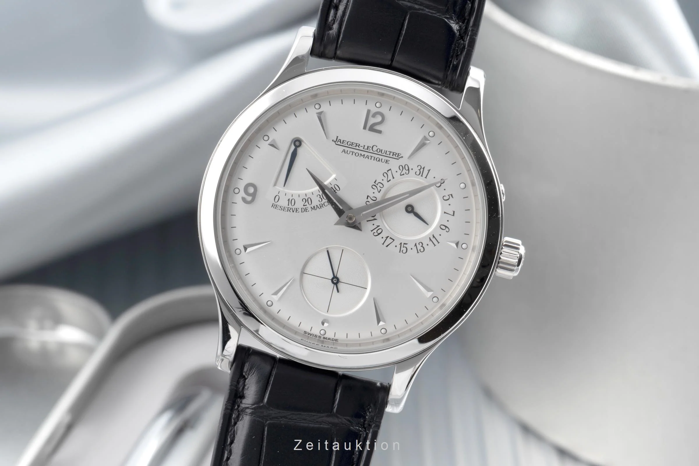 Jaeger LeCoultre Master Control steel automatic men's watch Q1488420, 140.8.93. S LP: 11000EUR  [2505653] - Image 2