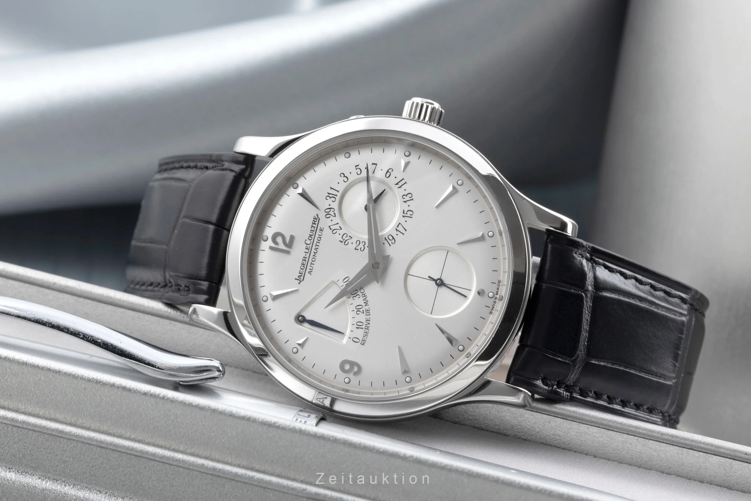 Jaeger LeCoultre Master Control steel automatic men's watch Q1488420, 140.8.93. S LP: 11000EUR  [2505653] - Image 3