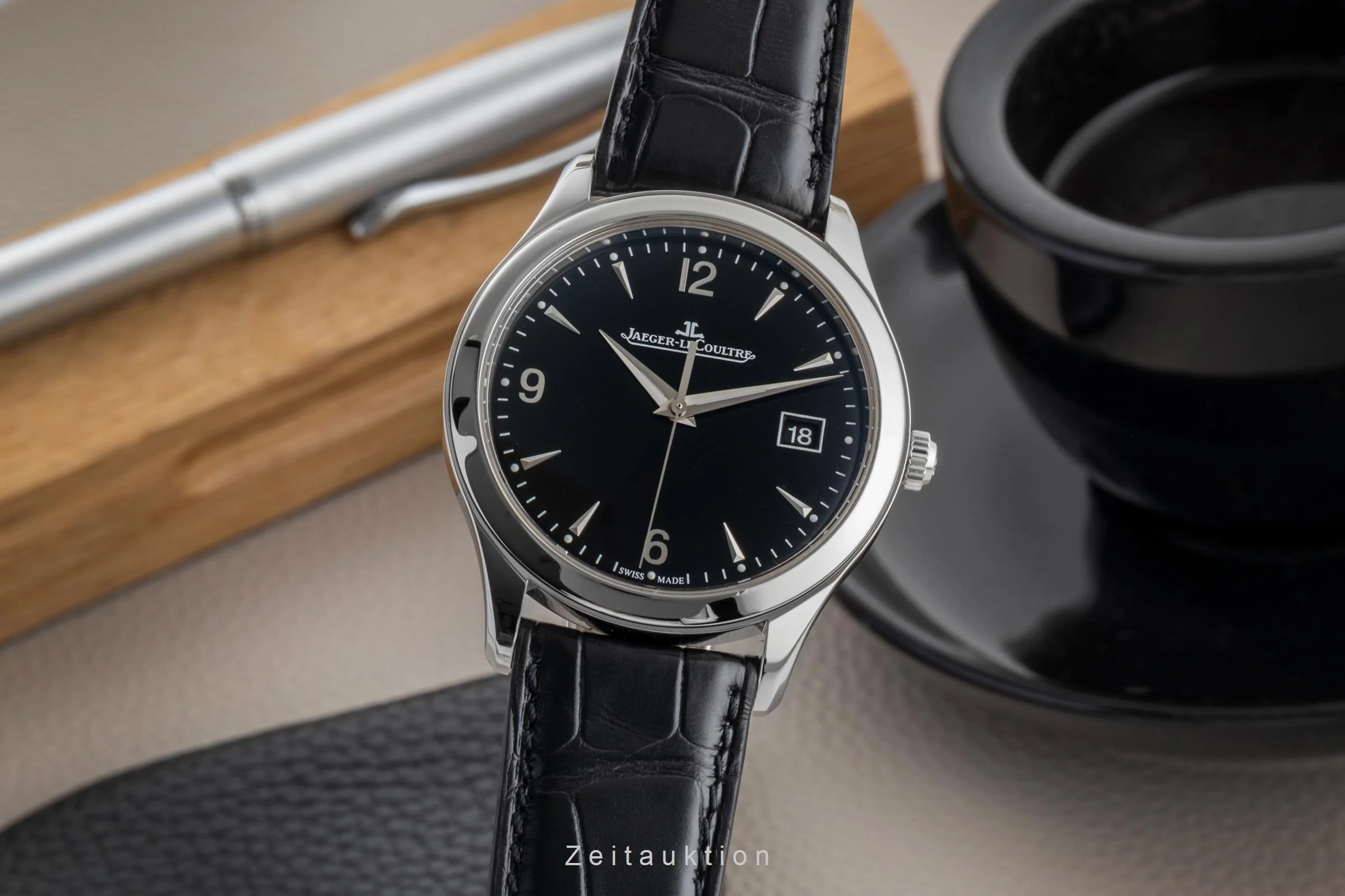 Jaeger LeCoultre Master Control steel automatic men's watch Q1548470, 176.8.40.S LP: 10300EUR  [2600196] - Image 2