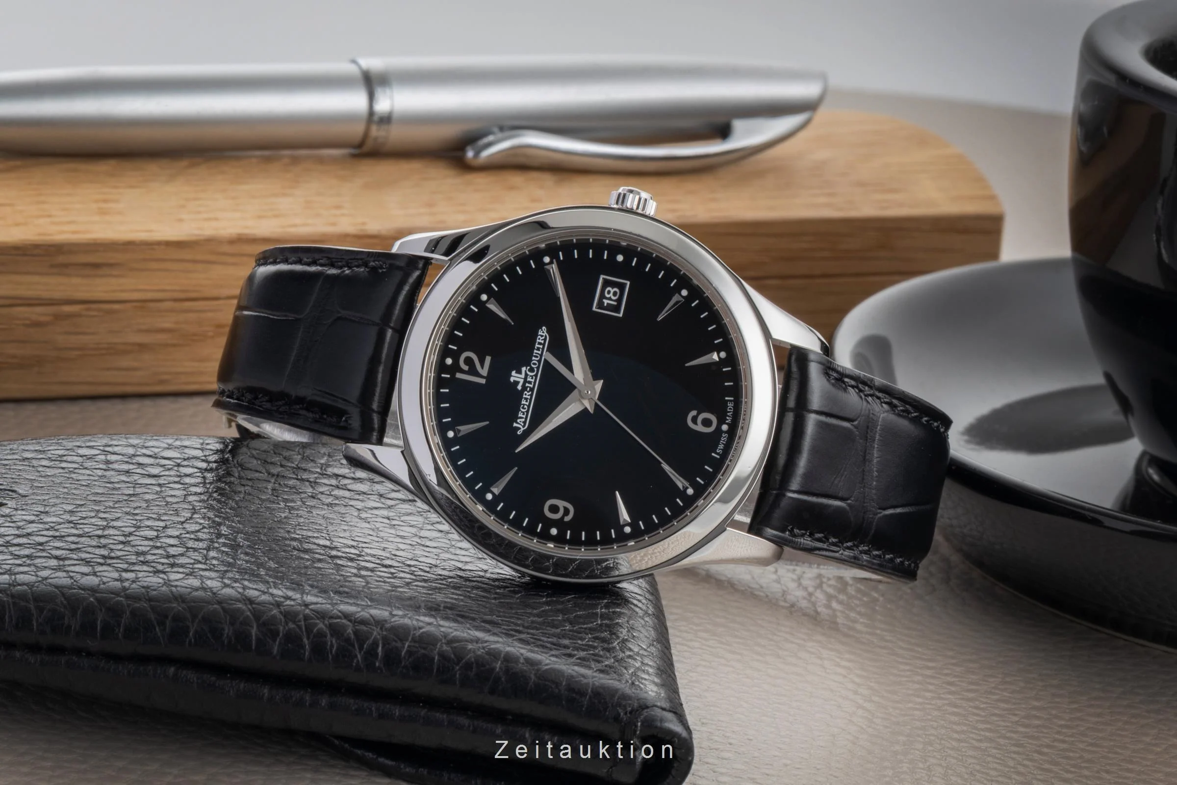 Jaeger LeCoultre Master Control steel automatic men's watch Q1548470, 176.8.40.S LP: 10300EUR  [2600196] - Image 3