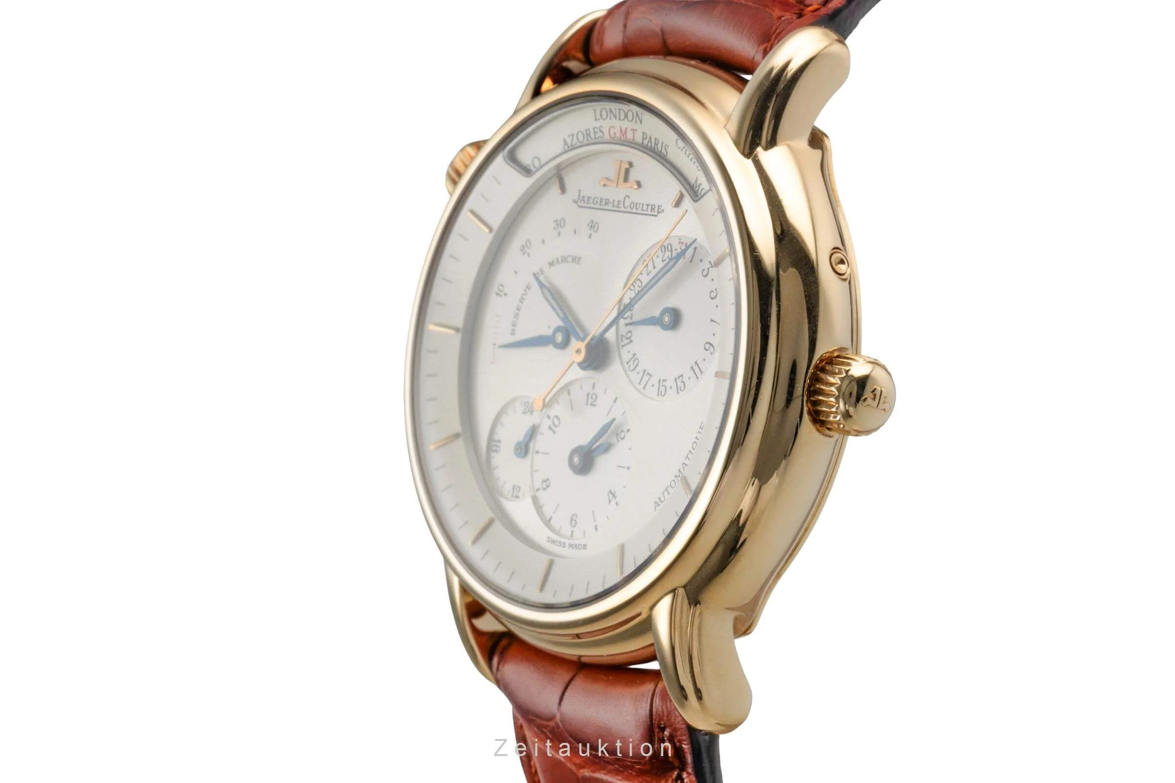 Jaeger LeCoultre Master Geographic 18 ct gold automatic men's watch QA169102  169.1.92  [2500995] - Image 7