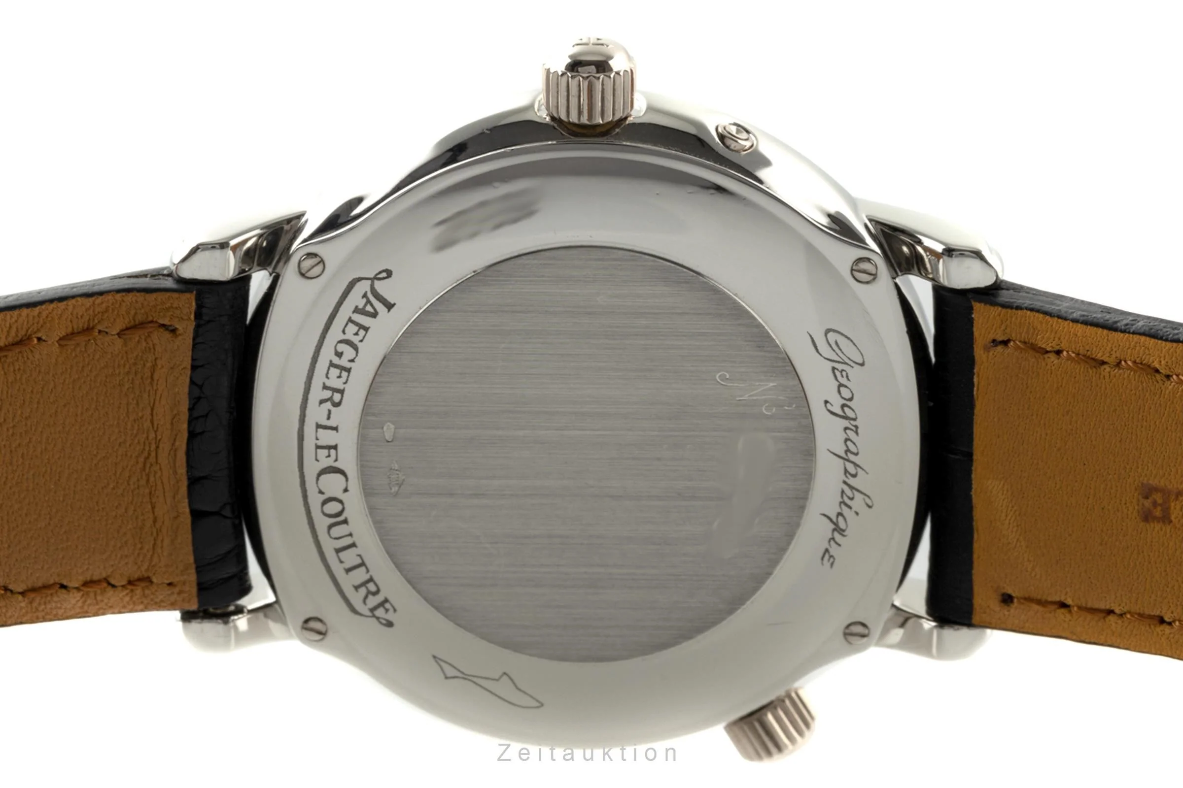 Jaeger LeCoultre Master Geographic platinium automatic men's watch 169.6.92  [2108634] - Image 10