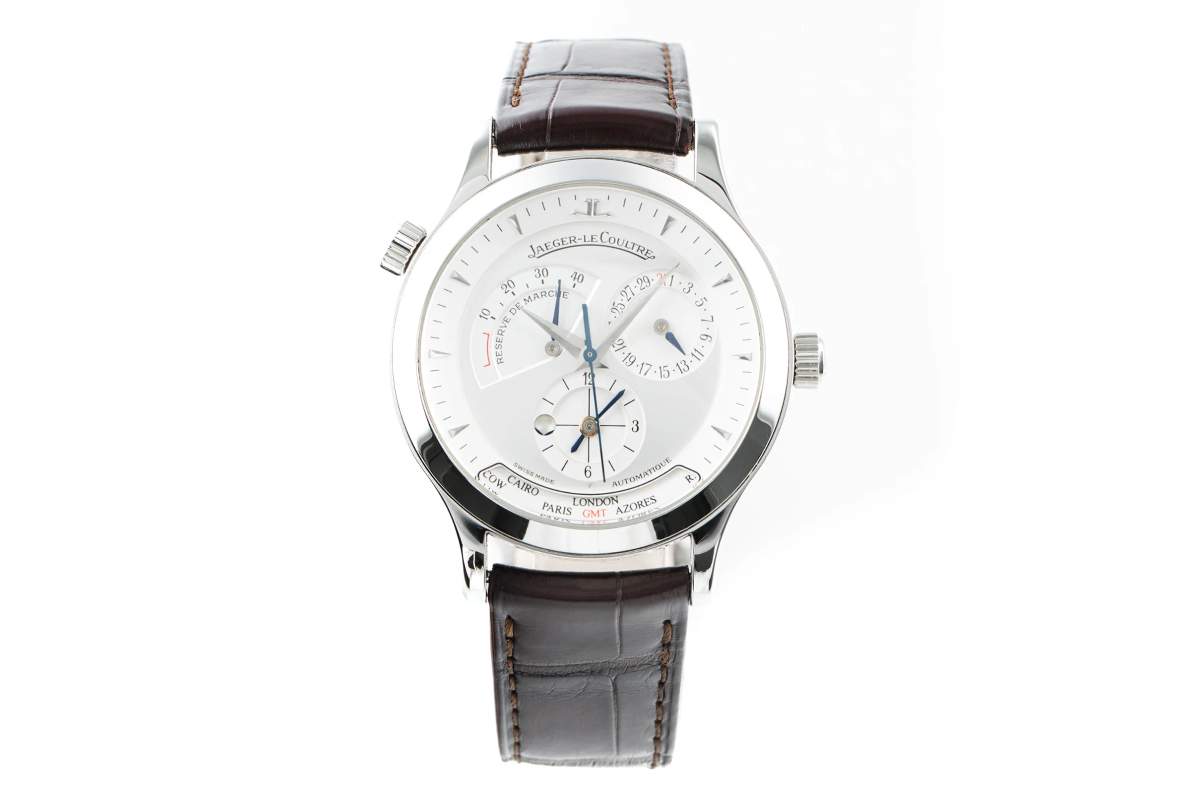 Jaeger LeCoultre Master Geographic steel automatic men's watch 142.8.92 LP: 12500EUR  [2201346] - Image 4