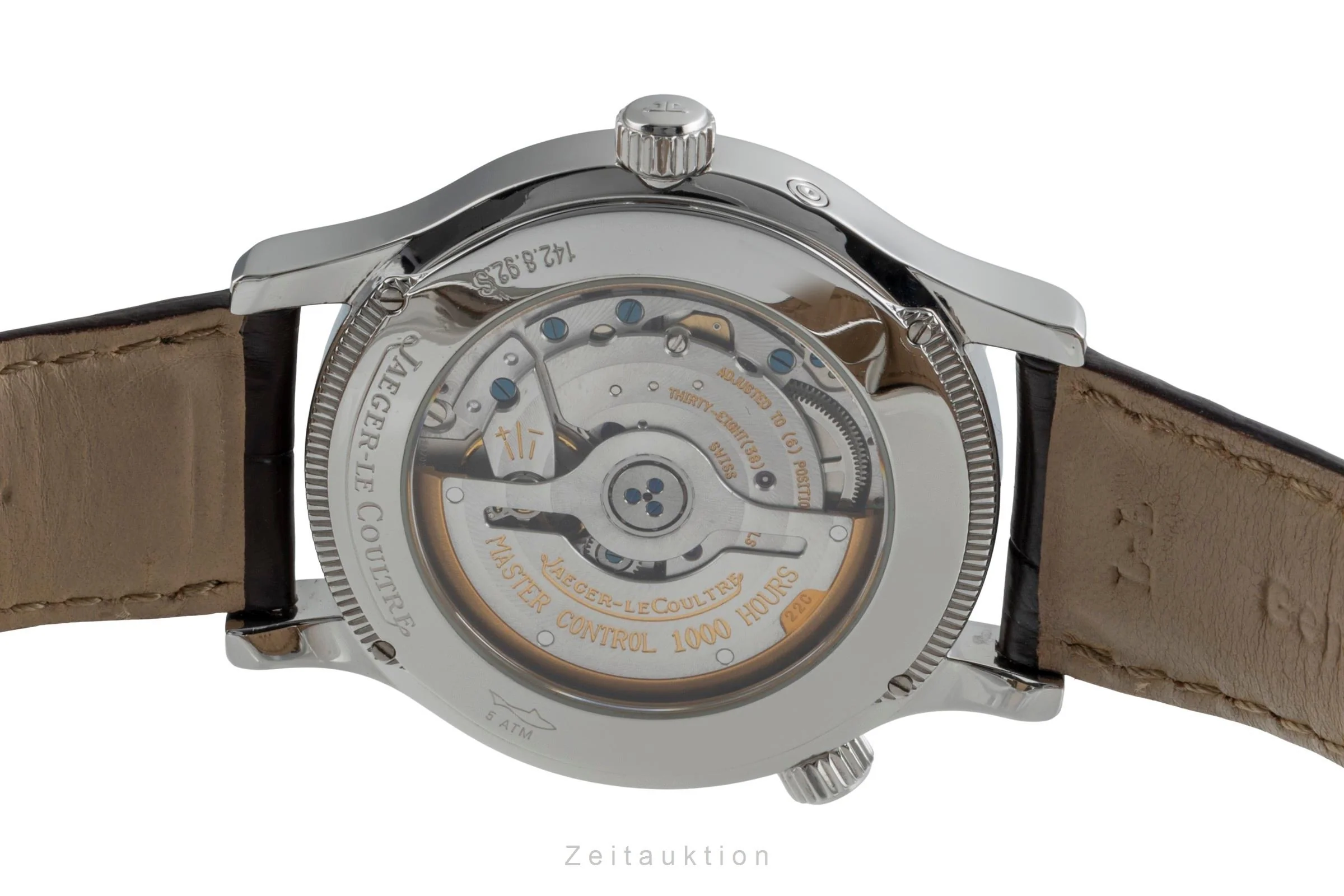 Jaeger LeCoultre Master Geographic steel automatic men's watch Q1428170 / 142.8.92.S  [2506579] - Image 11