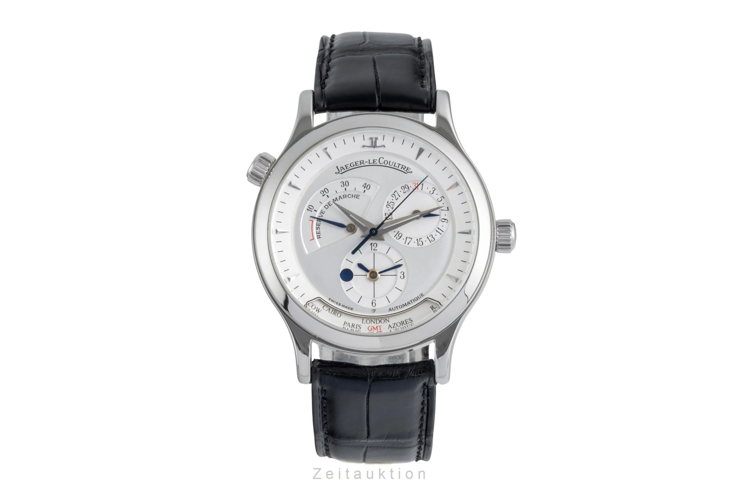 Jaeger LeCoultre Master Geographic steel automatic men's watch Q1428420  142.8.92 LP: 12500EUR  [2505738] - Image 5