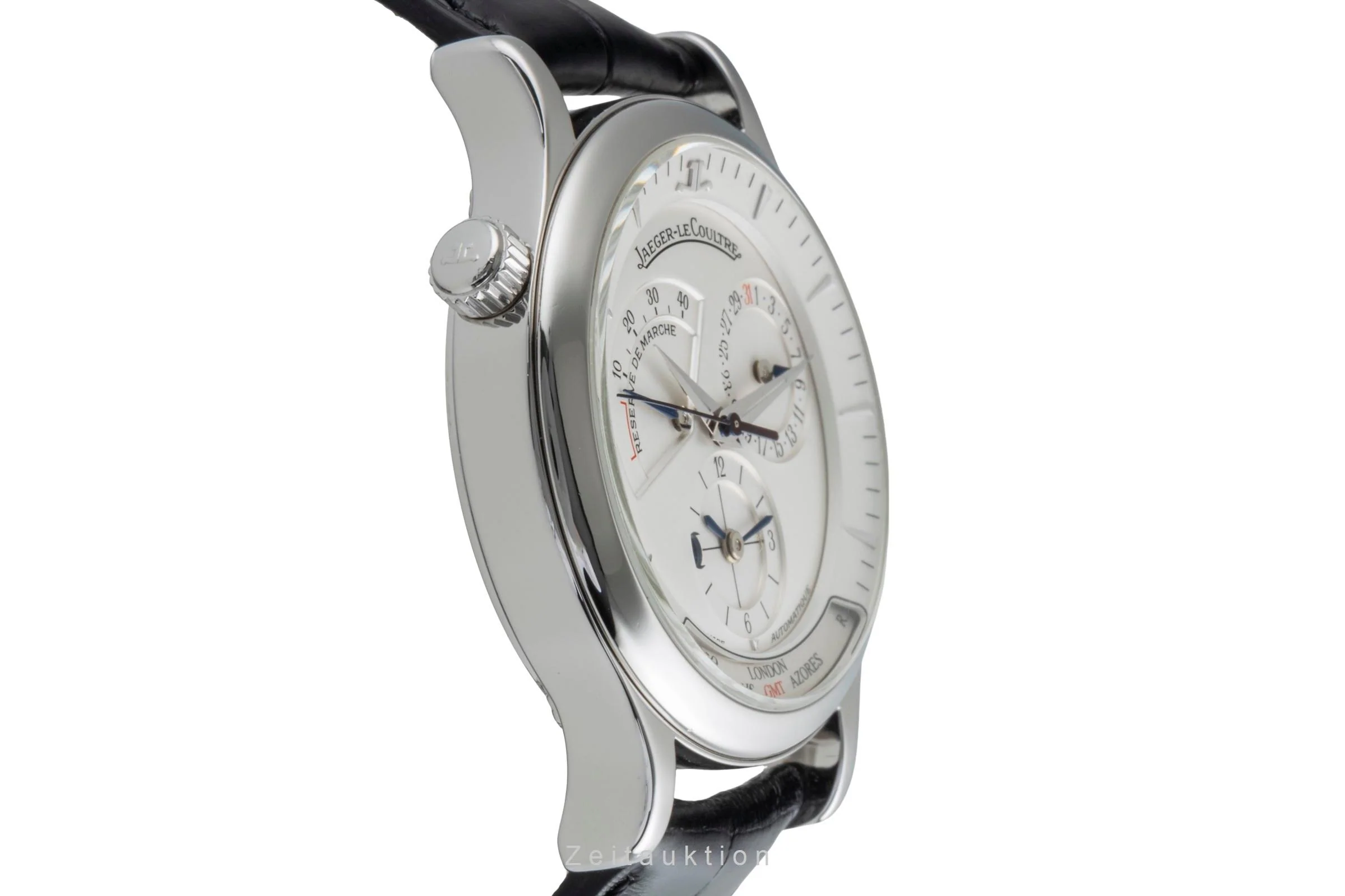 Jaeger LeCoultre Master Geographic steel automatic men's watch Q1428420  142.8.92 LP: 12500EUR  [2505738] - Image 8