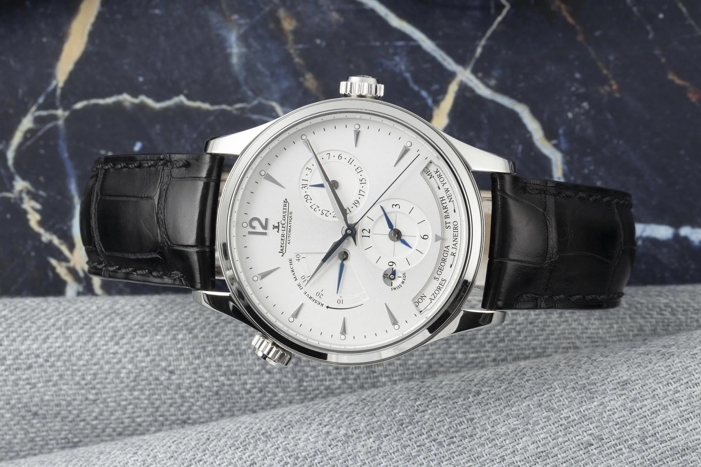 Jaeger LeCoultre Master Geographic steel automatic men's watch Q1428421, 176.8.29.S  [2204225] - Image 2