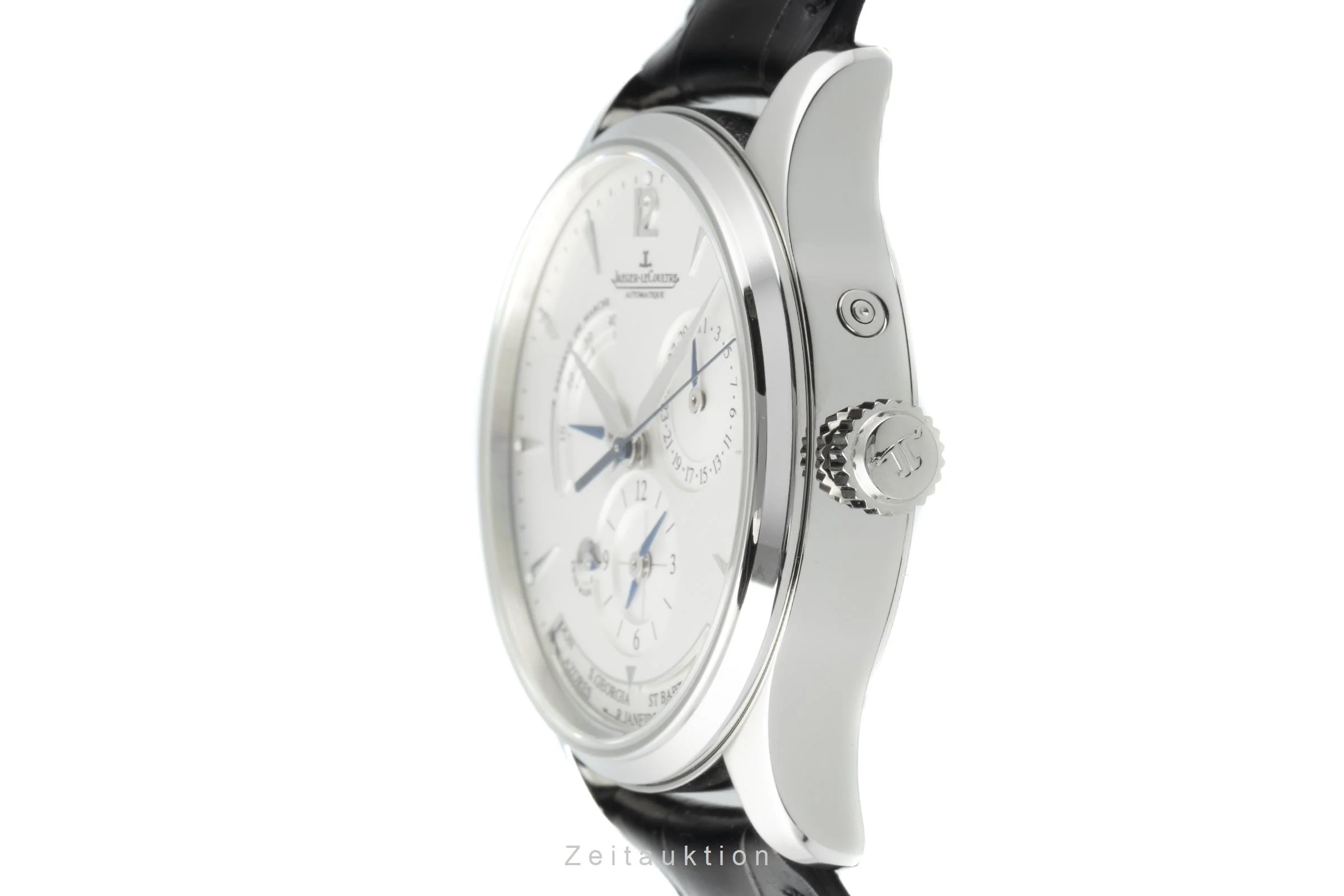 Jaeger LeCoultre Master Geographic steel automatic men's watch Q1428421, 176.8.29.S  [2204225] - Image 6
