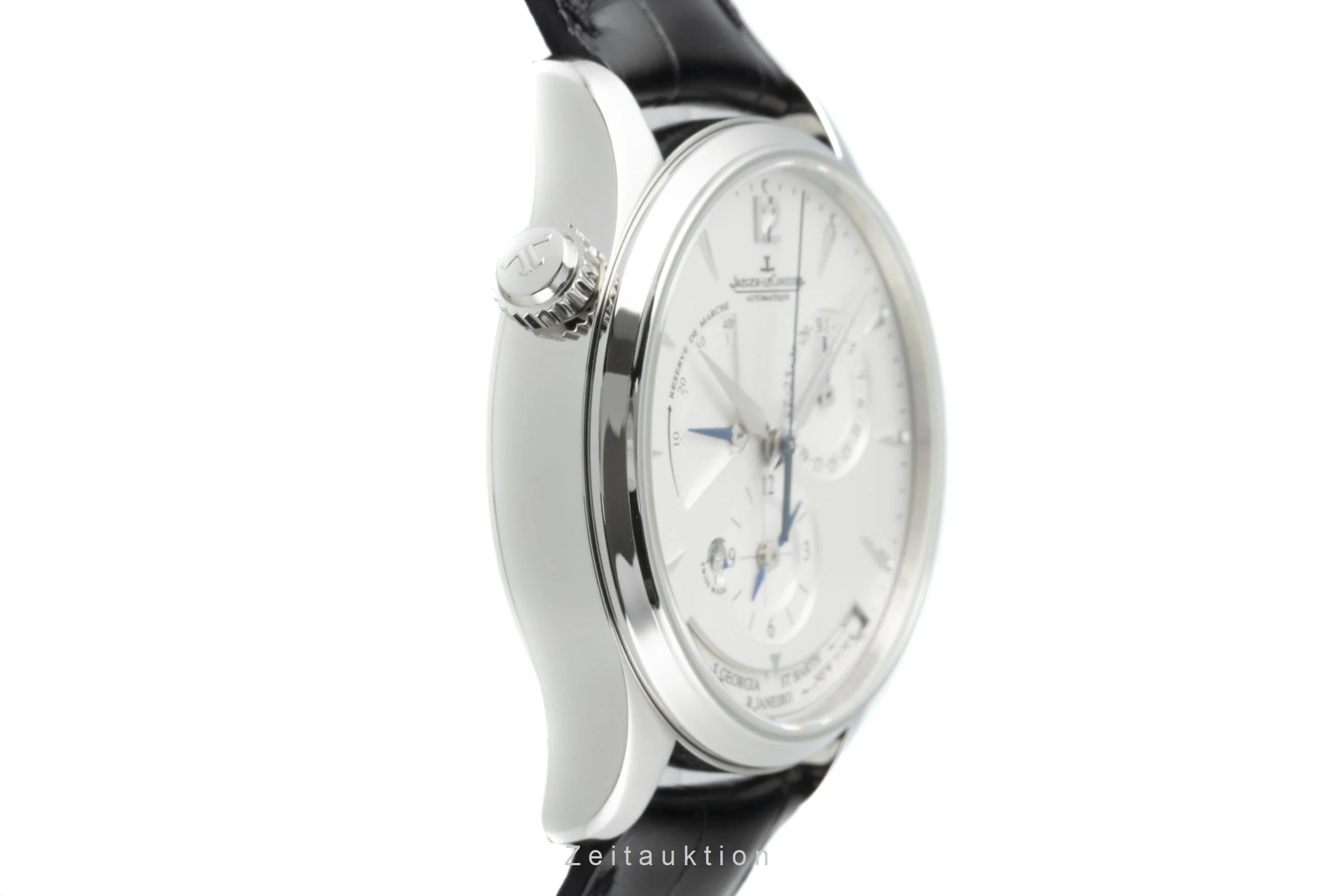 Jaeger LeCoultre Master Geographic steel automatic men's watch Q1428421, 176.8.29.S  [2204225] - Image 7