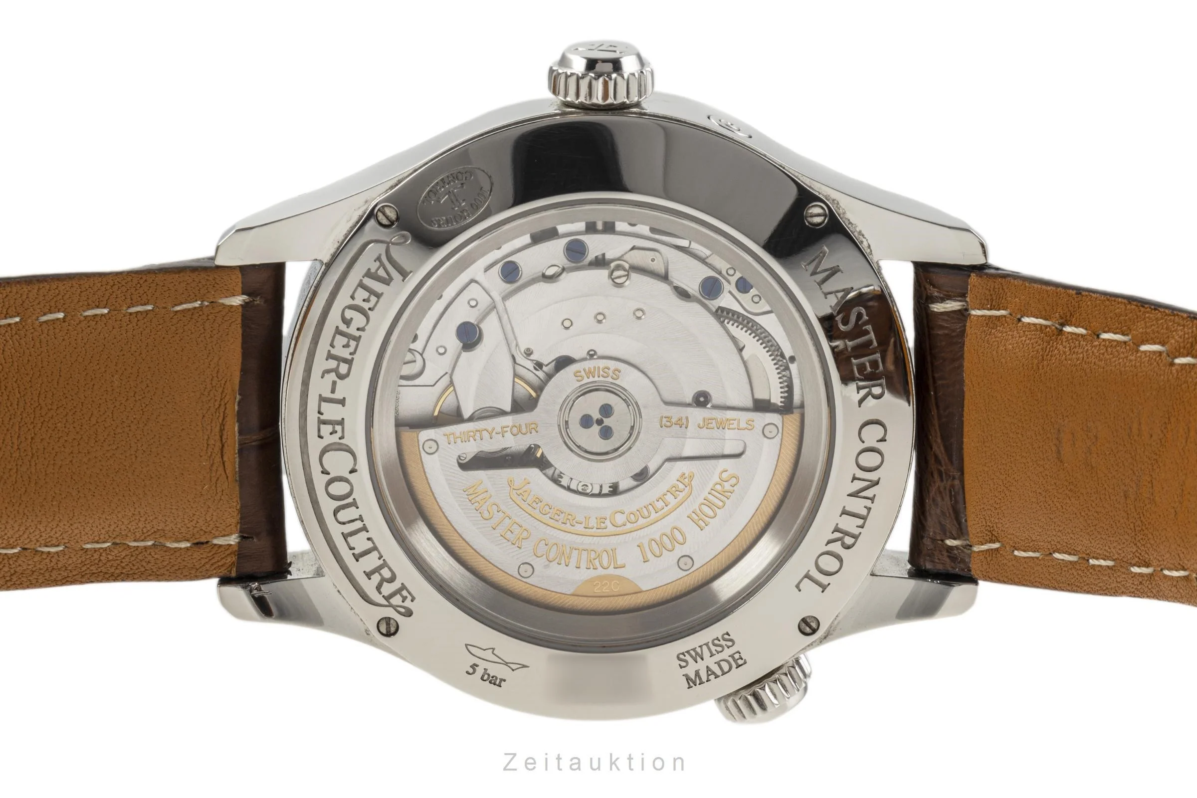 Jaeger LeCoultre Master Geographic steel automatic men's watch Q1428421, 176.8.29.S  [2301691] - Image 10