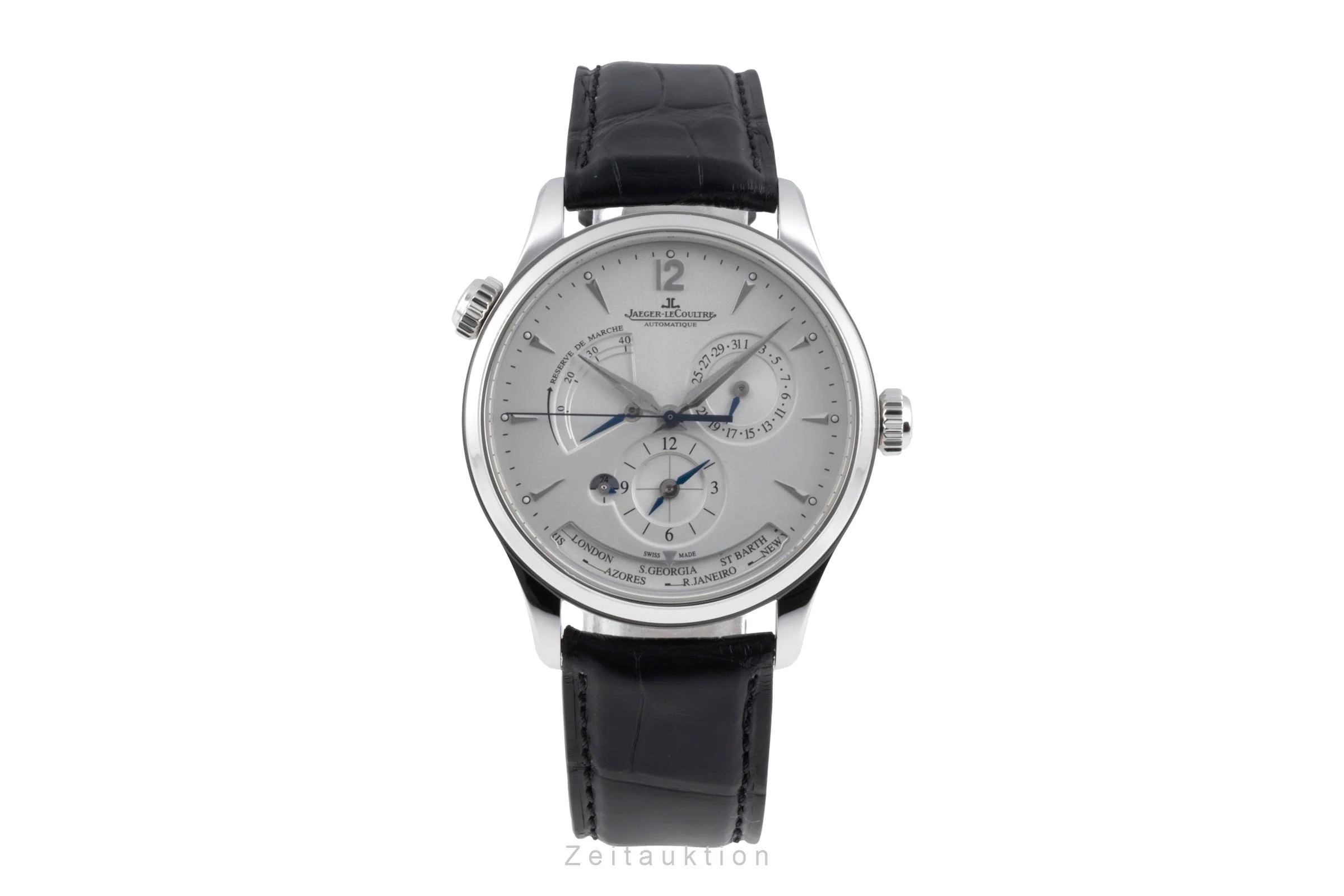 Jaeger LeCoultre Master Geographic steel automatic men's watch Q1428421 , 176.8.29.S  [2506507] - Image 5