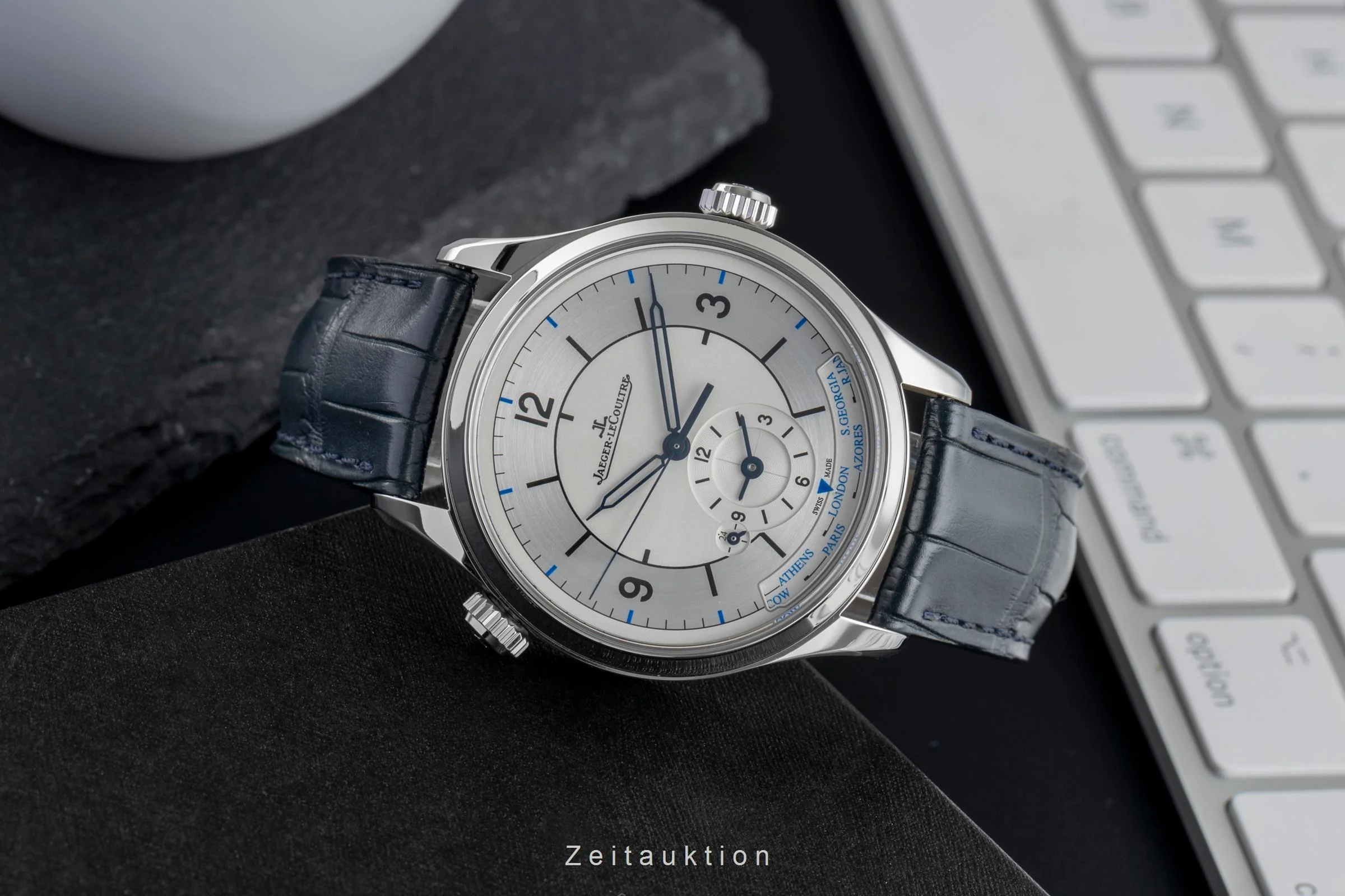 Jaeger LeCoultre Master Geographic steel automatic men's watch Q1428530 ,176.8.92.S  [2501664] - Image 3