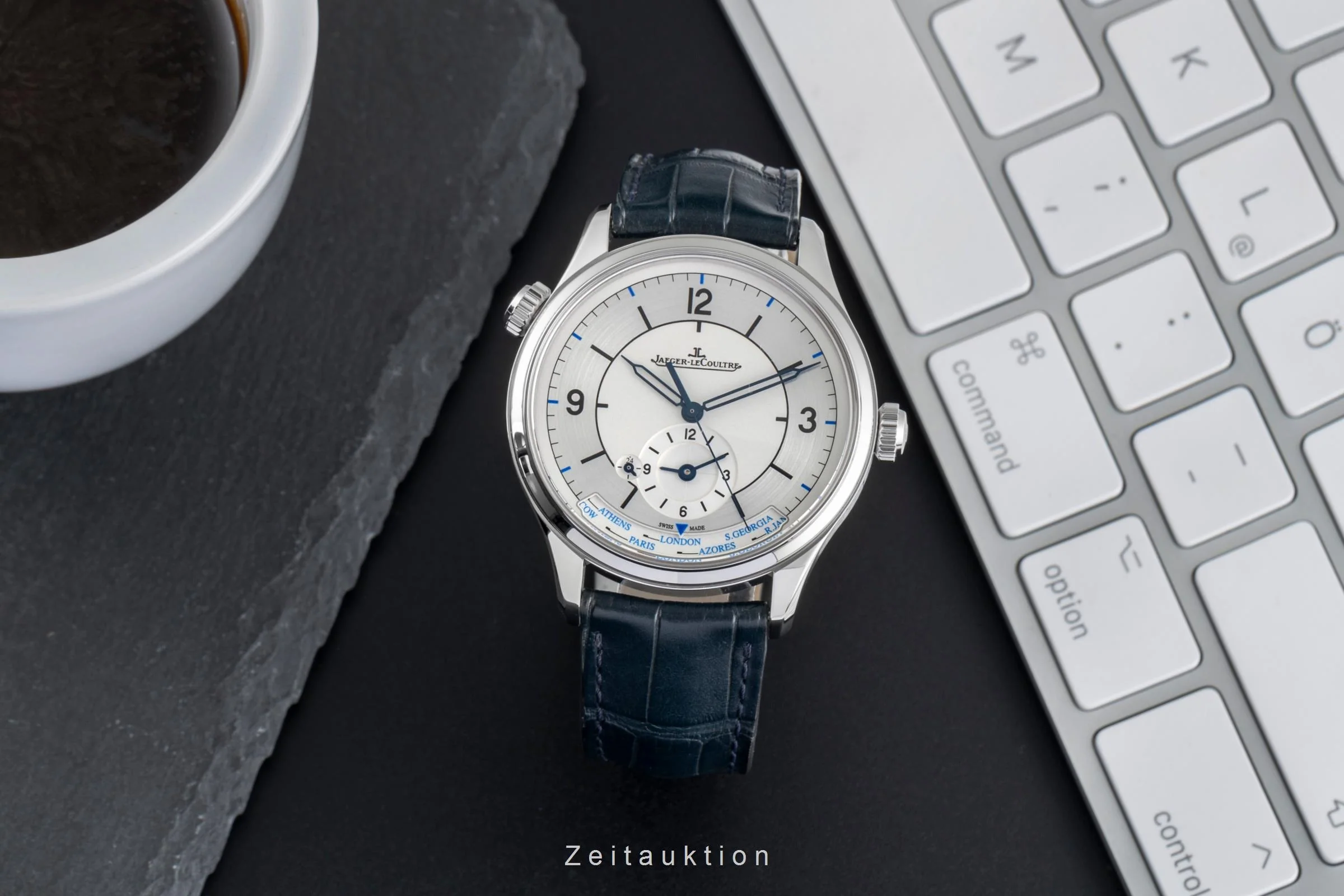 Jaeger LeCoultre Master Geographic steel automatic men's watch Q1428530 ,176.8.92.S  [2501664] - Image 4