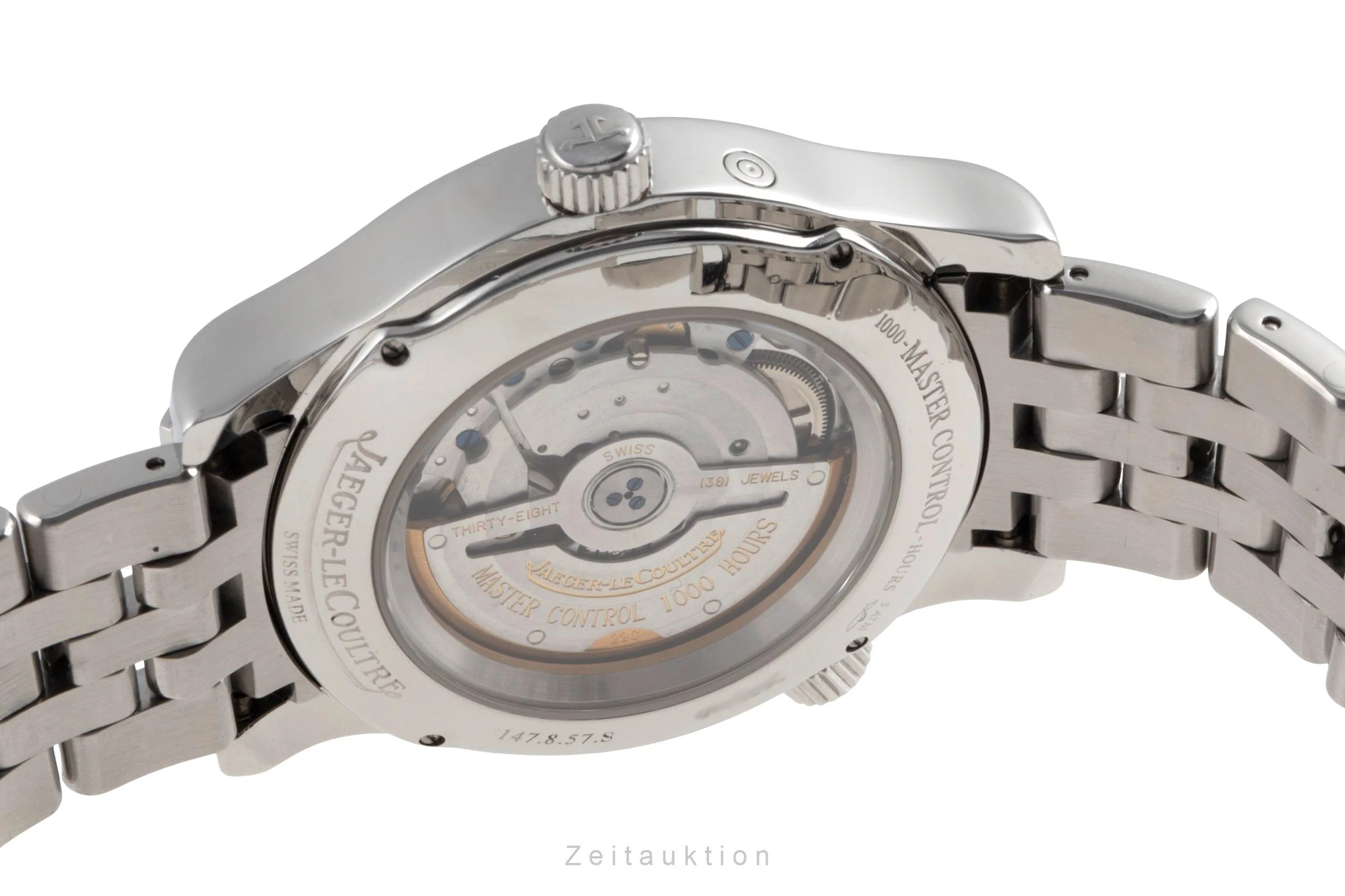 Jaeger LeCoultre Master Geographic steel automatic men's watch Q1508120, 147.8.57.S  [2504736] - Image 11