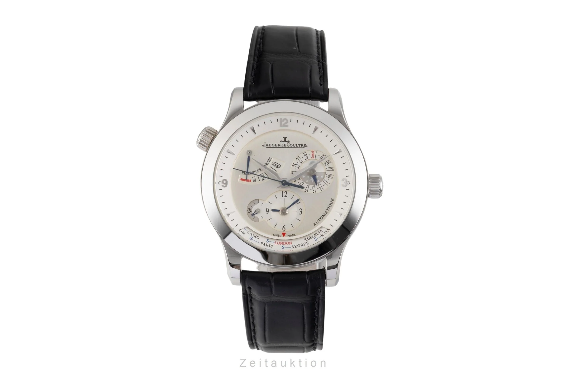 Jaeger LeCoultre Master Geographic steel automatic men's watch Q1508420  ,147.8.57.S  [2506371] - Image 5