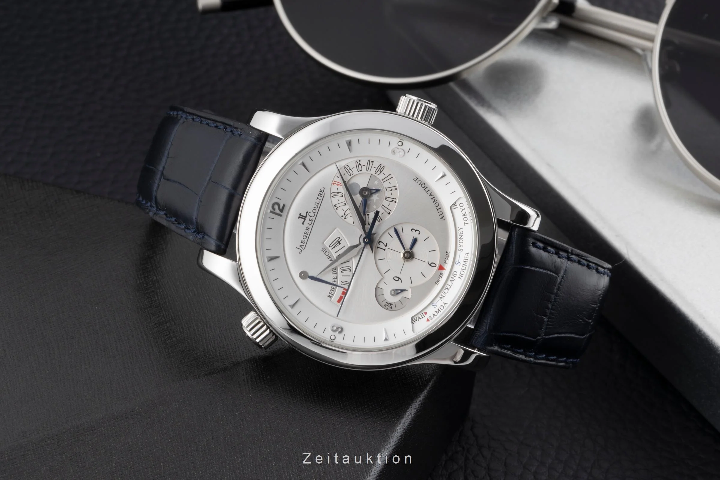 Jaeger LeCoultre Master Geographic steel automatic men's watch Q1508420  [2504343] - Image 3