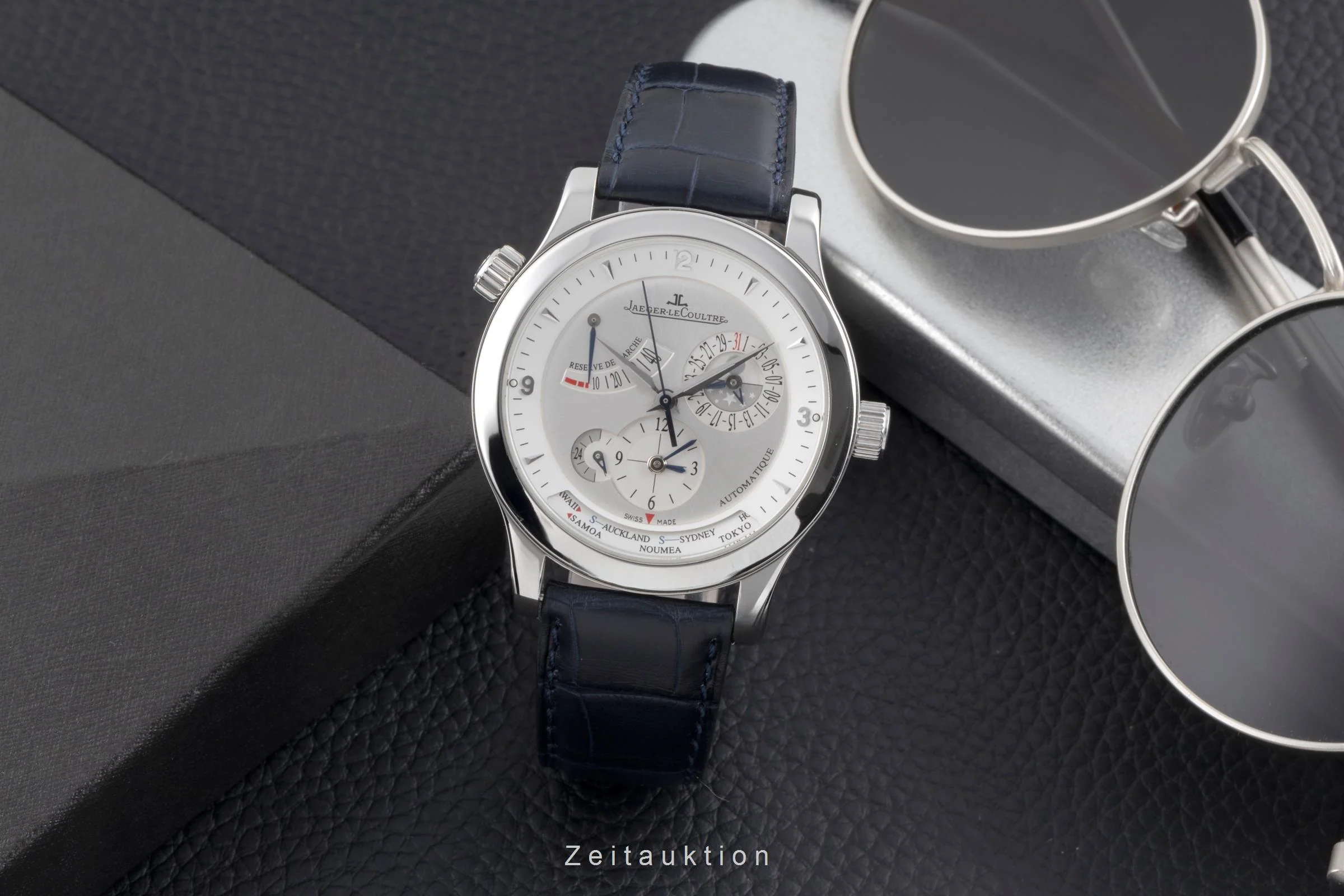 Jaeger LeCoultre Master Geographic steel automatic men's watch Q1508420  [2504343] - Image 4