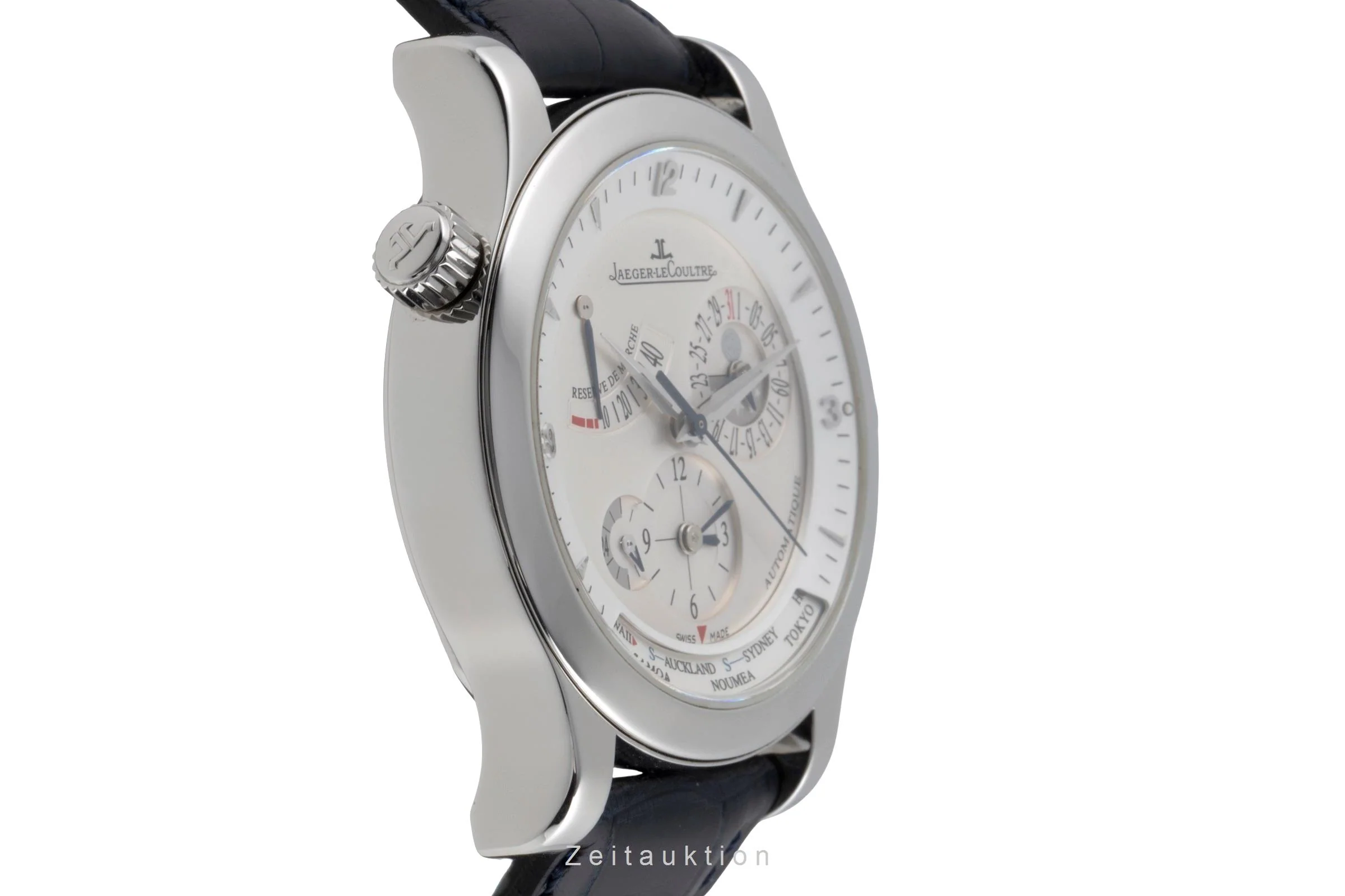 Jaeger LeCoultre Master Geographic steel automatic men's watch Q1508420  [2504343] - Image 8